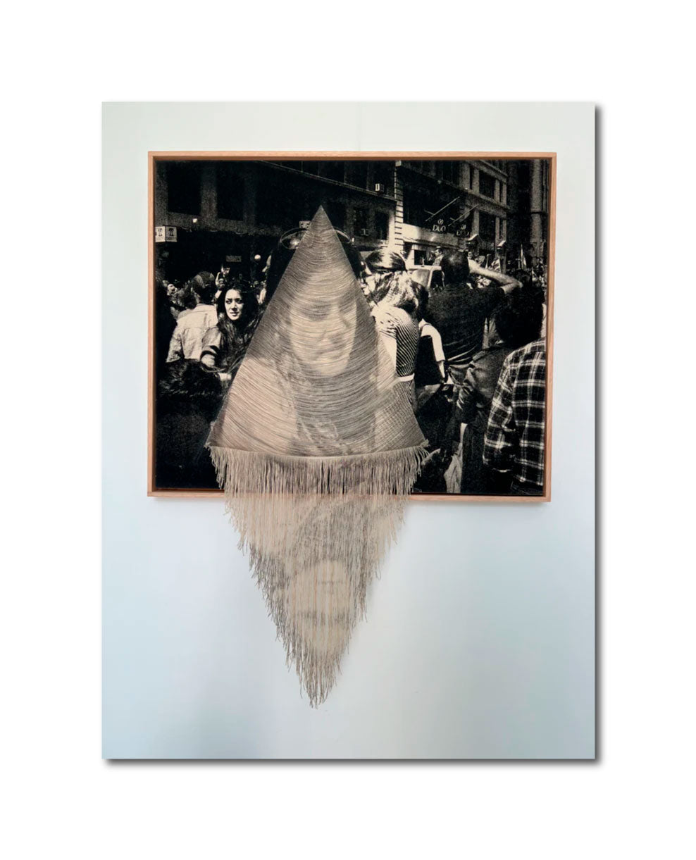 Prints 'THE LIFE OF AN IMMIGRANT' - Silkscreen print on Canvas Parastoo Ahovan