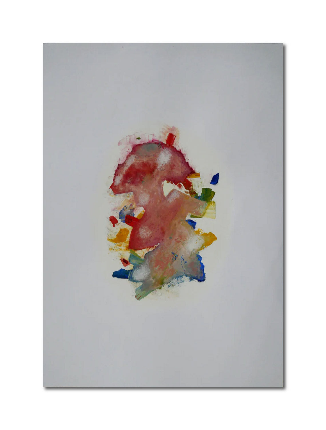 'TO TELL OF A LAND THAT ONCE WAS US, AS IT FELL FROM A CLOUD' - Oil on Prepared Paper Janet Waring Rago