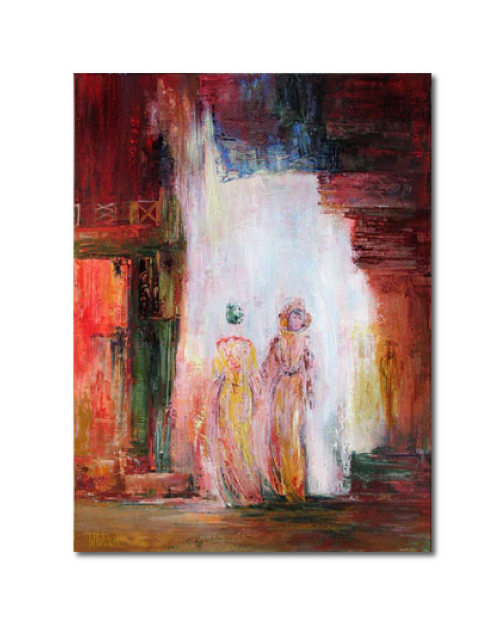 Oil 'TREASURES' - Oil on Canvas Toos van Holstein