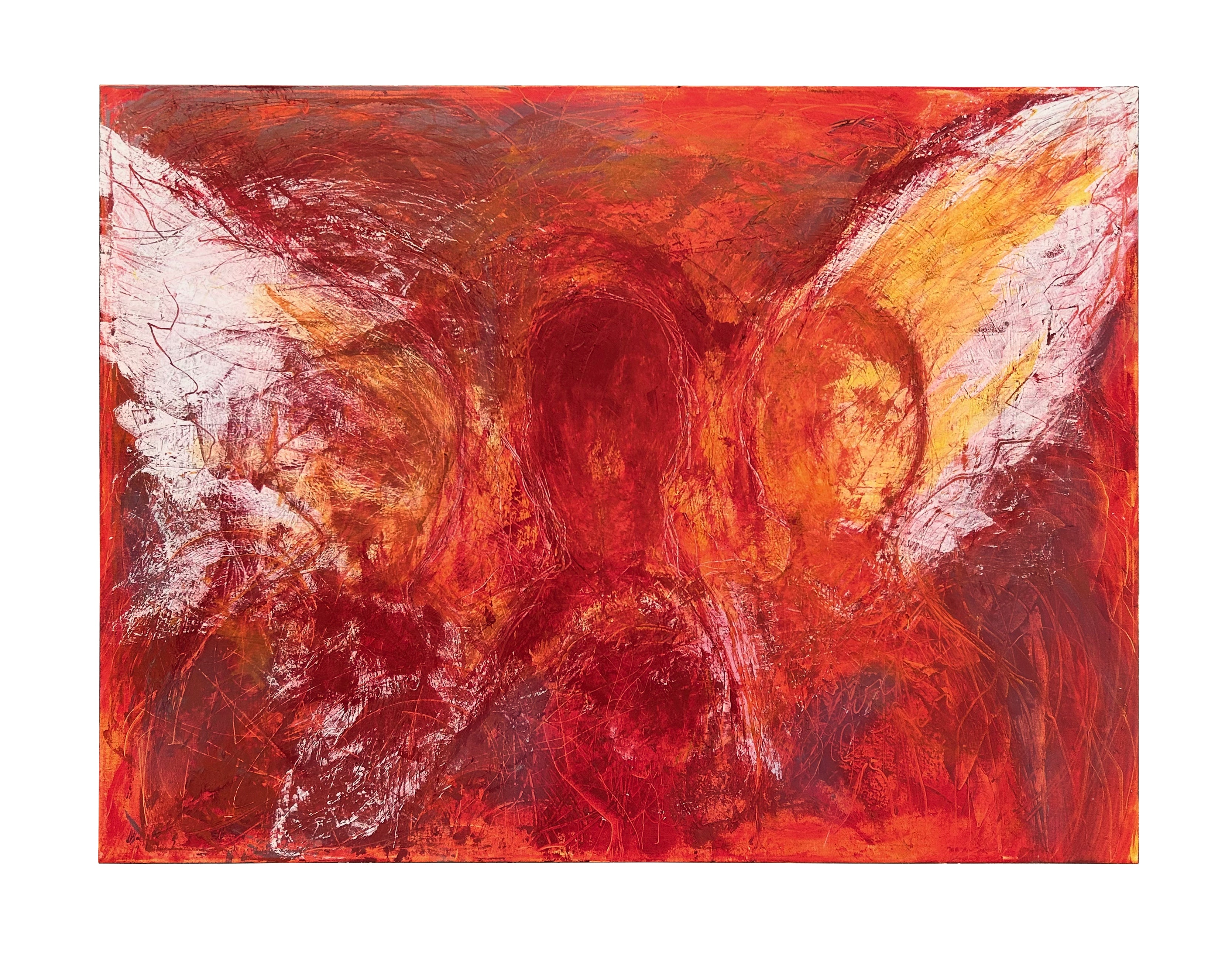 Abstract Acrylic Expressionist Oil Painting 'TRILOGY' John Waski