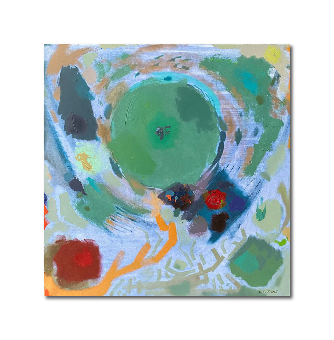 Oil 'TRUTH IS EVERYWHERE' - Oil on Canvas Janis Titans