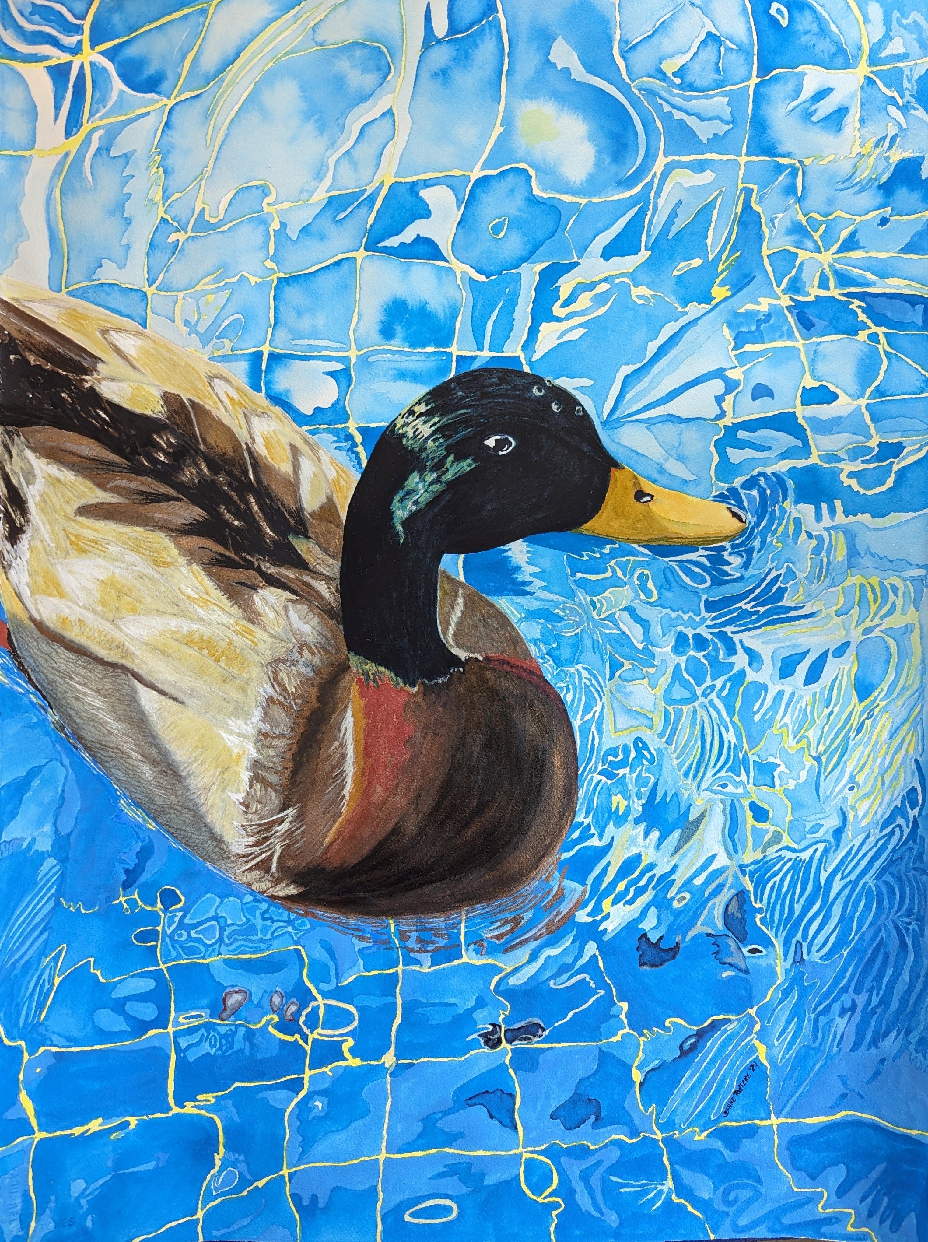 Art Contemporary Mixed Media The Drake Jeanne McIntosh Rietzke
