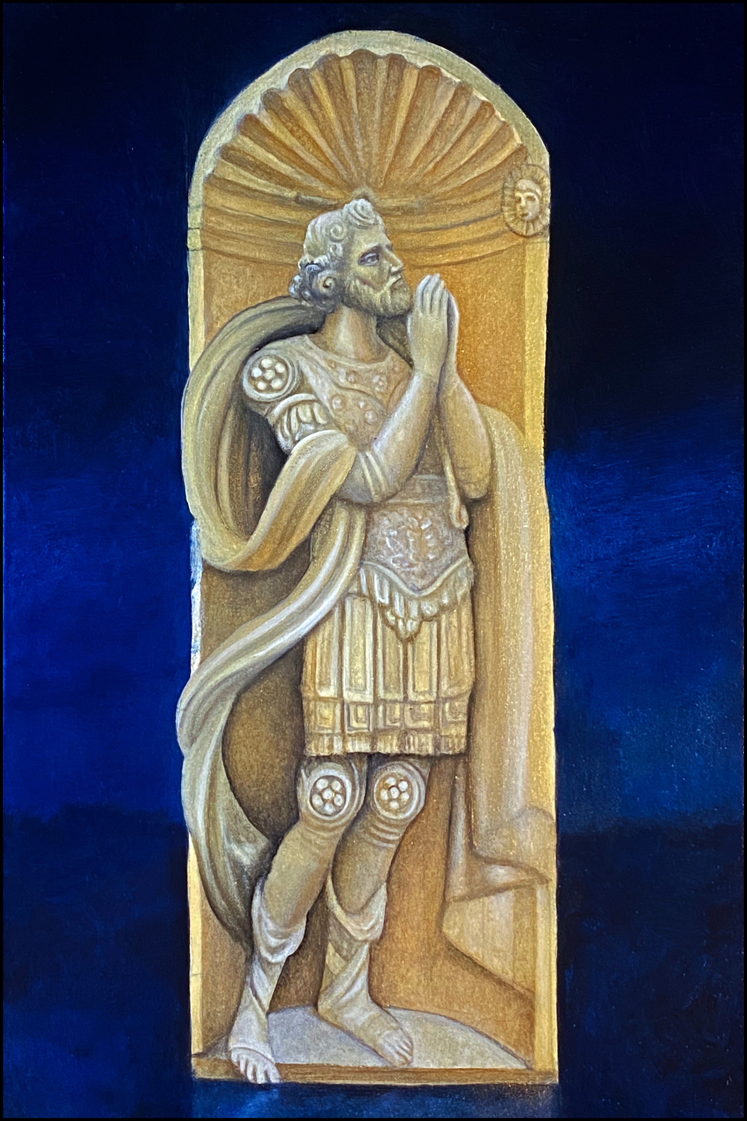 Oil 'THE PROPHET' - Oil on Canvas Matthew Holden Bates