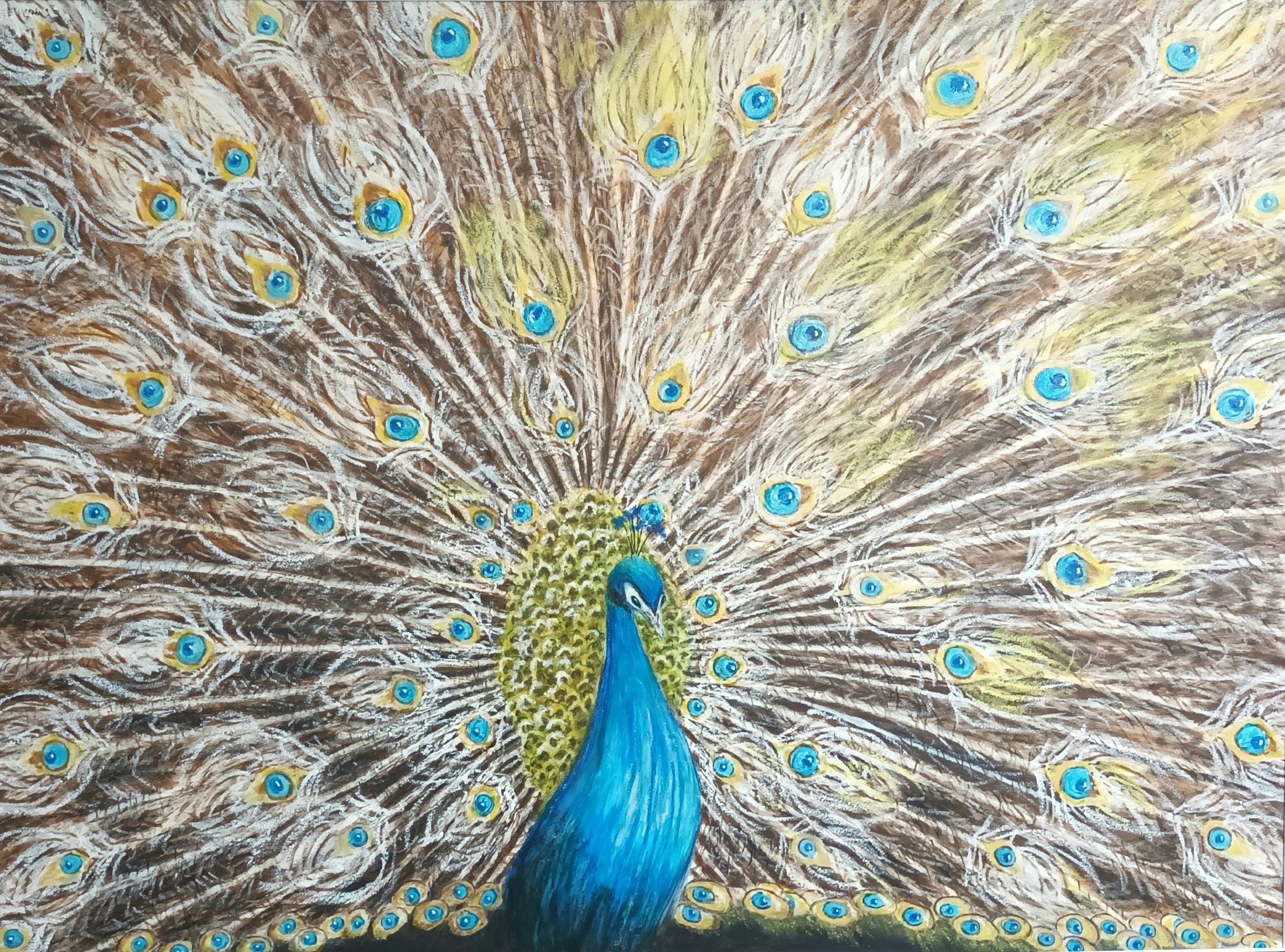 Pastels Watercolor 'THE SULTAN' Charlotte Eder