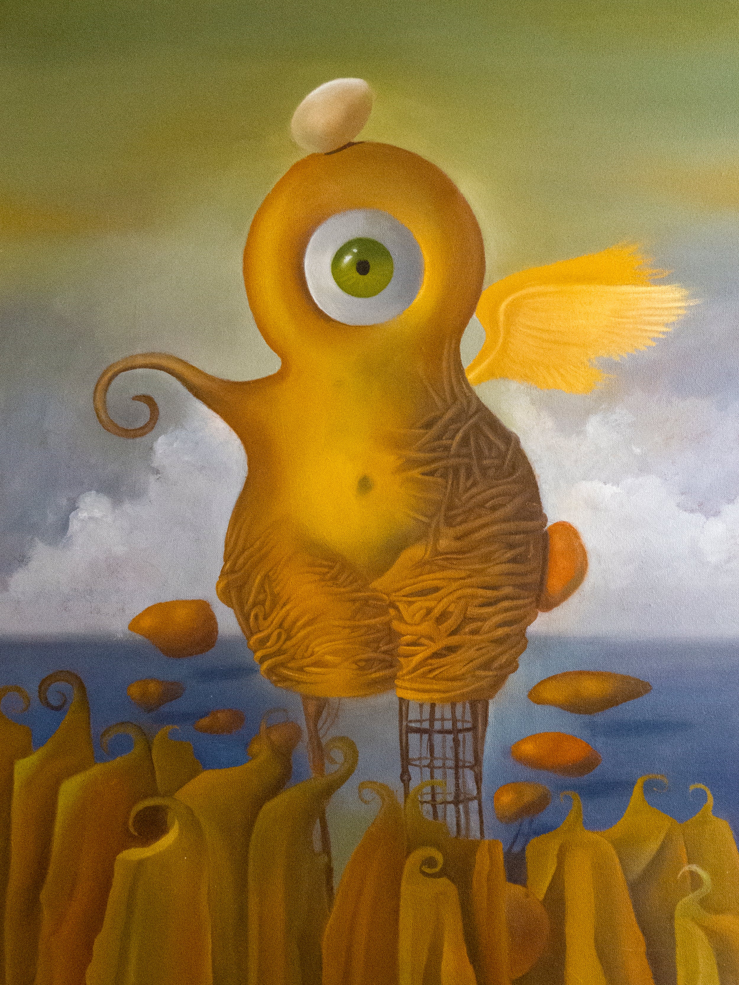 Painting Surrealism 'THE CONSCIENCE' Ruben Cukier