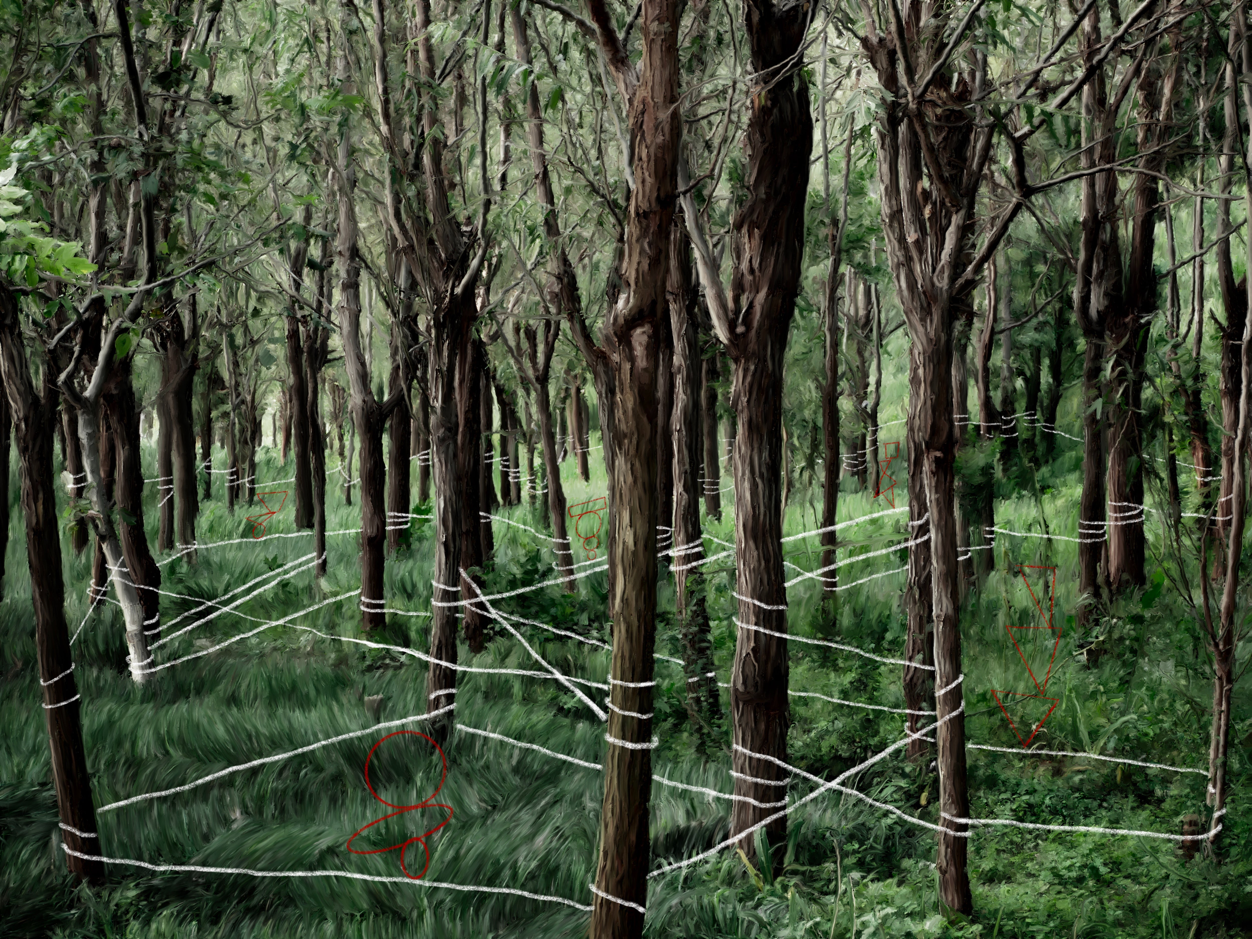 Digital Painting 'THE INNATE WISDOM OF NATURE.' NO.02 Li Zheng