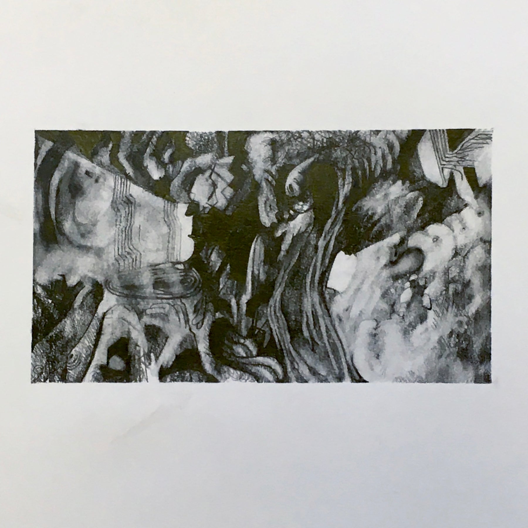 'TREE MIST' - Pencil on Paper Ben Finer