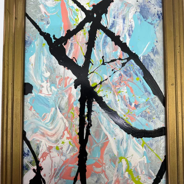 Acrylic 'TROPICAL YOGURT' - Acrylic on Foam Board Sam Lewis