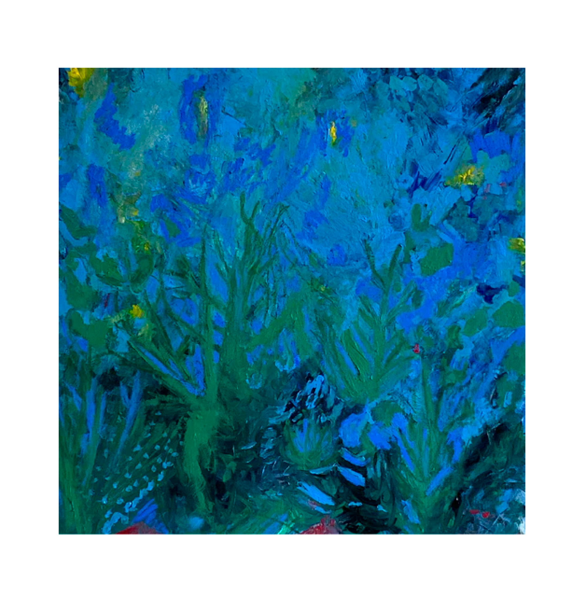 Oil Painting 'UMPREINTE DE NUIT' Nina Fourton