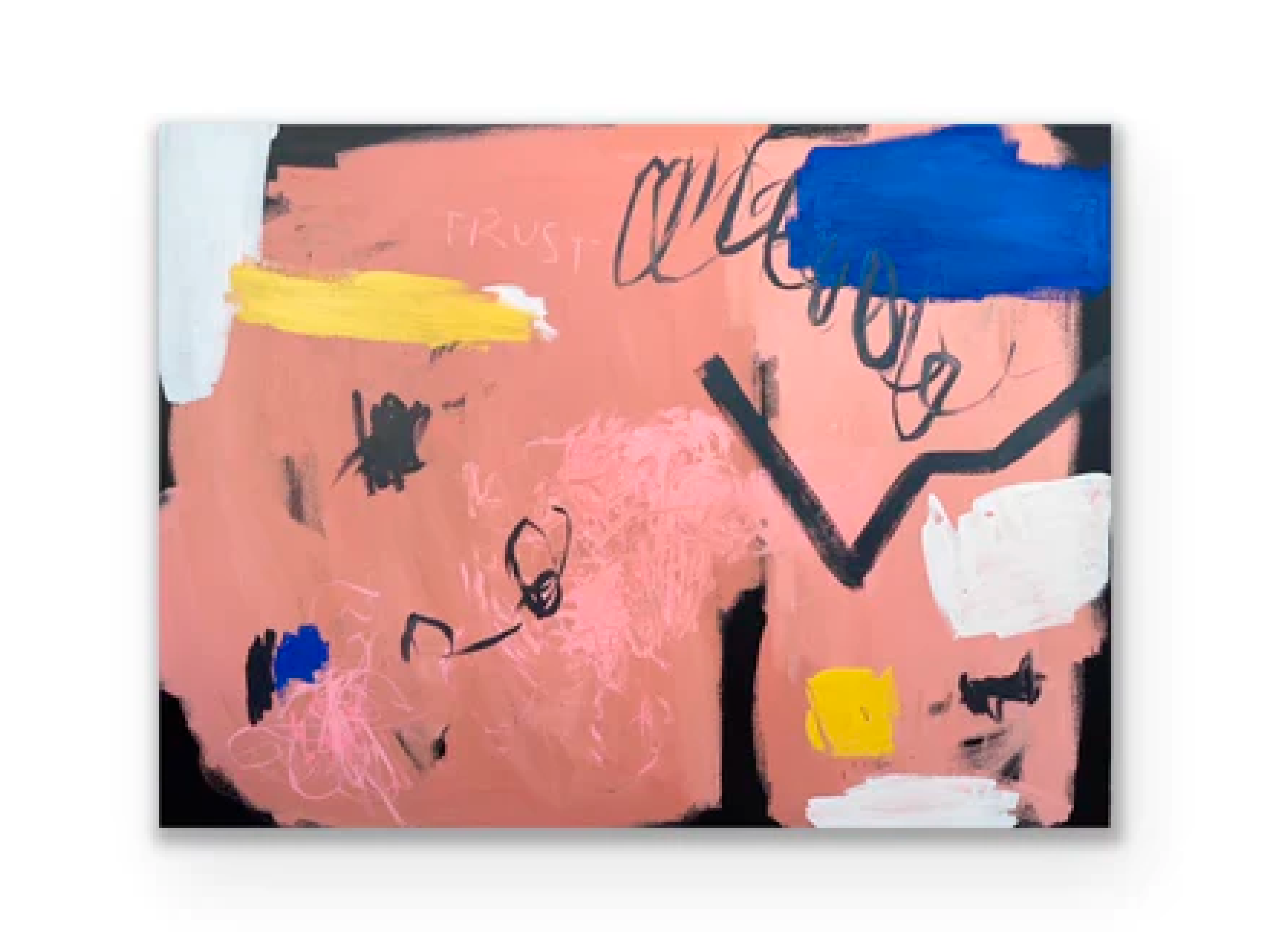 Abstract Acrylic Contemporary Painting 'UNEXPECTEDLY | DESIGNER' Megan Gonyo
