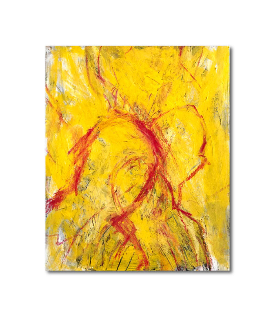 Abstract Acrylic Expressionist Oil Painting 'UNTITLED NO. 1' John Waski