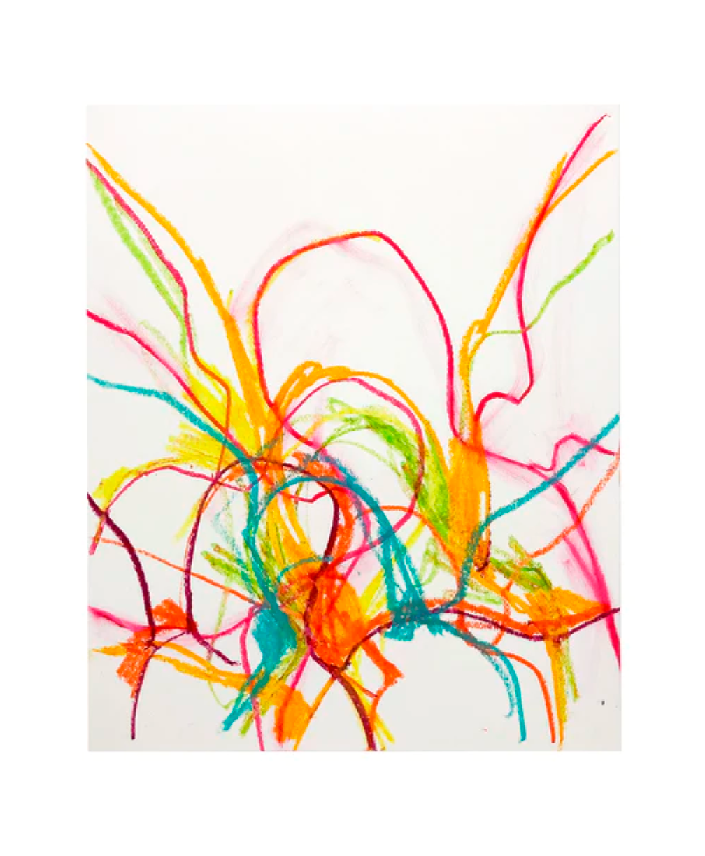 Abstract Acrylic Expressionist Oil Painting 'UNTITLED NO. 3' John Waski
