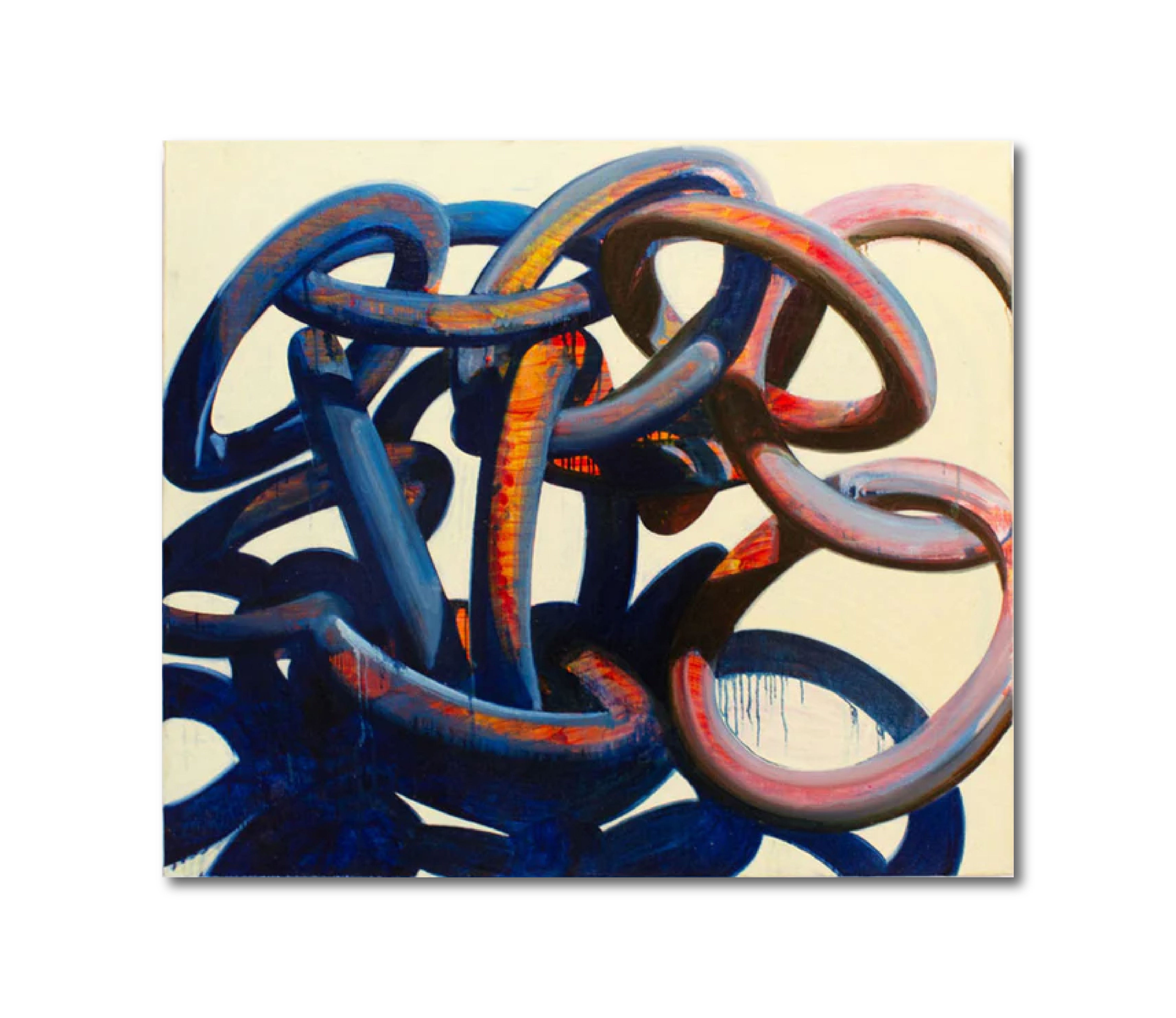Abstract Contemporary Oil 'UNTITLED' - Oil on Canvas Adam Smith