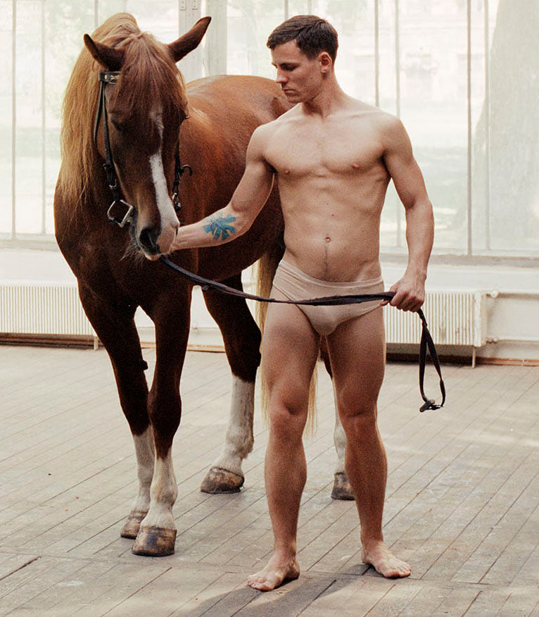 Valery Katsuba. Model with a Horse (C), 2014 Valery Katsuba