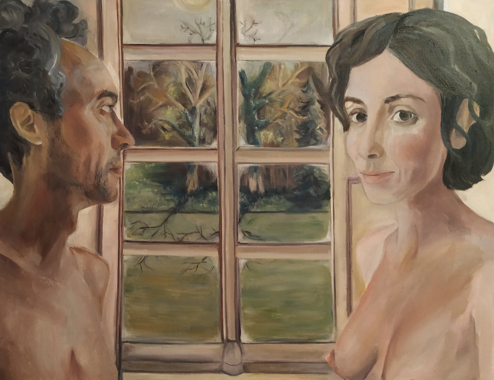 Oil 'VIEWPOINTS' Oil on Canvas Board Elea Jane