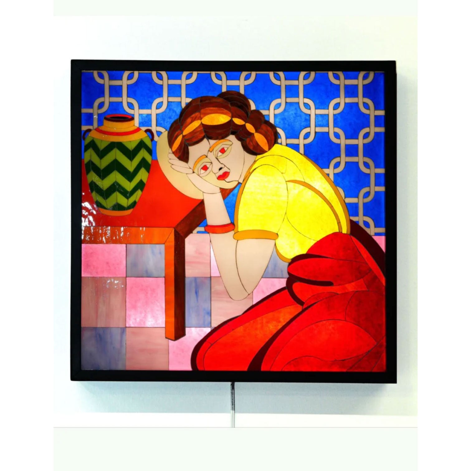 Mosaic 'WORK ETHIC' - Glass Mosaic Piper Lewine