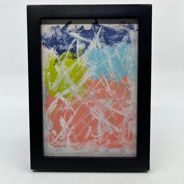 Acrylic 'WALKING ON CLOUDS' - Acrylic on Glass Sam Lewis