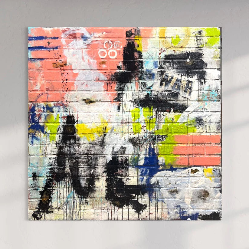 Abstract Painting 'WAR' - Huge Abstract Art Painting Sam Lewis