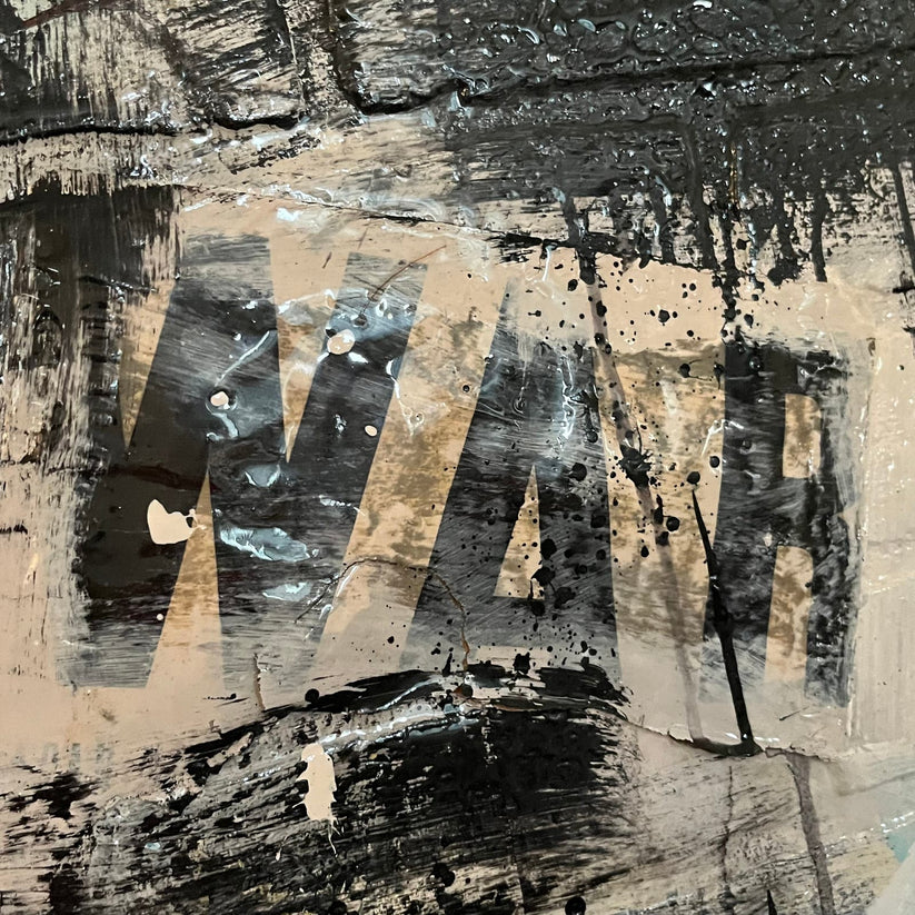 Abstract Painting 'WAR' - Huge Abstract Art Painting Sam Lewis