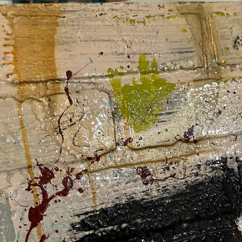 Abstract Painting 'WAR' - Huge Abstract Art Painting Sam Lewis