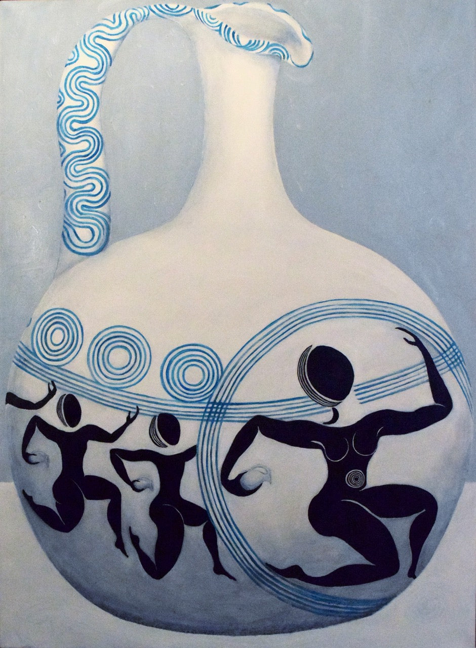 Figurative Oil 'WATER PITCHER' - Oil on Canvas Laurie Goodhart
