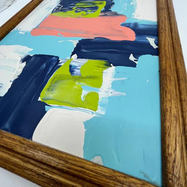 Acrylic 'WATERMELON GELATO' - Acrylic on Glass Sam Lewis