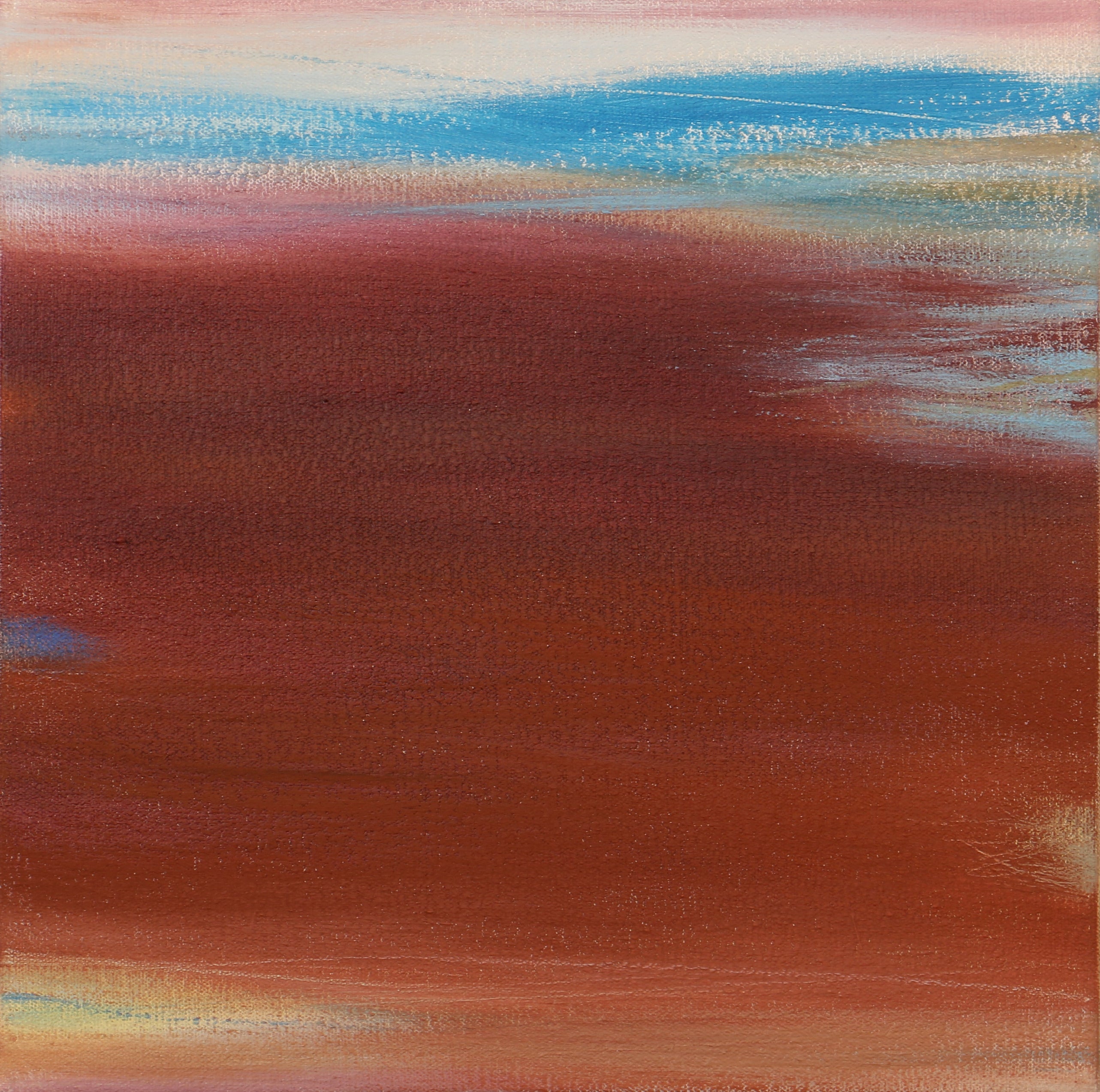 Abstract Oil 'WAVES' oil on canvas Robert Melzmuf