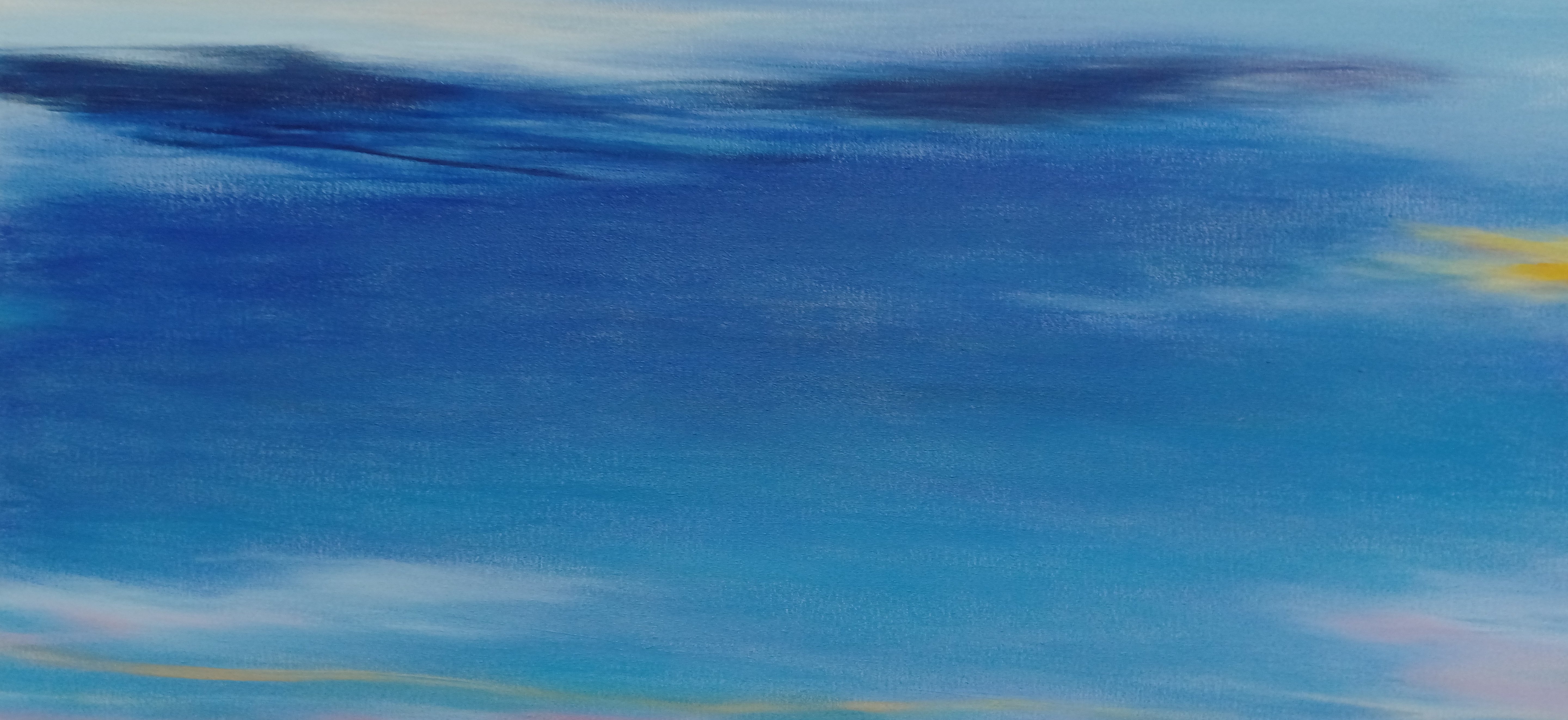 Abstract Oil 'WAVES #60' - Oil on Canvas Robert Melzmuf