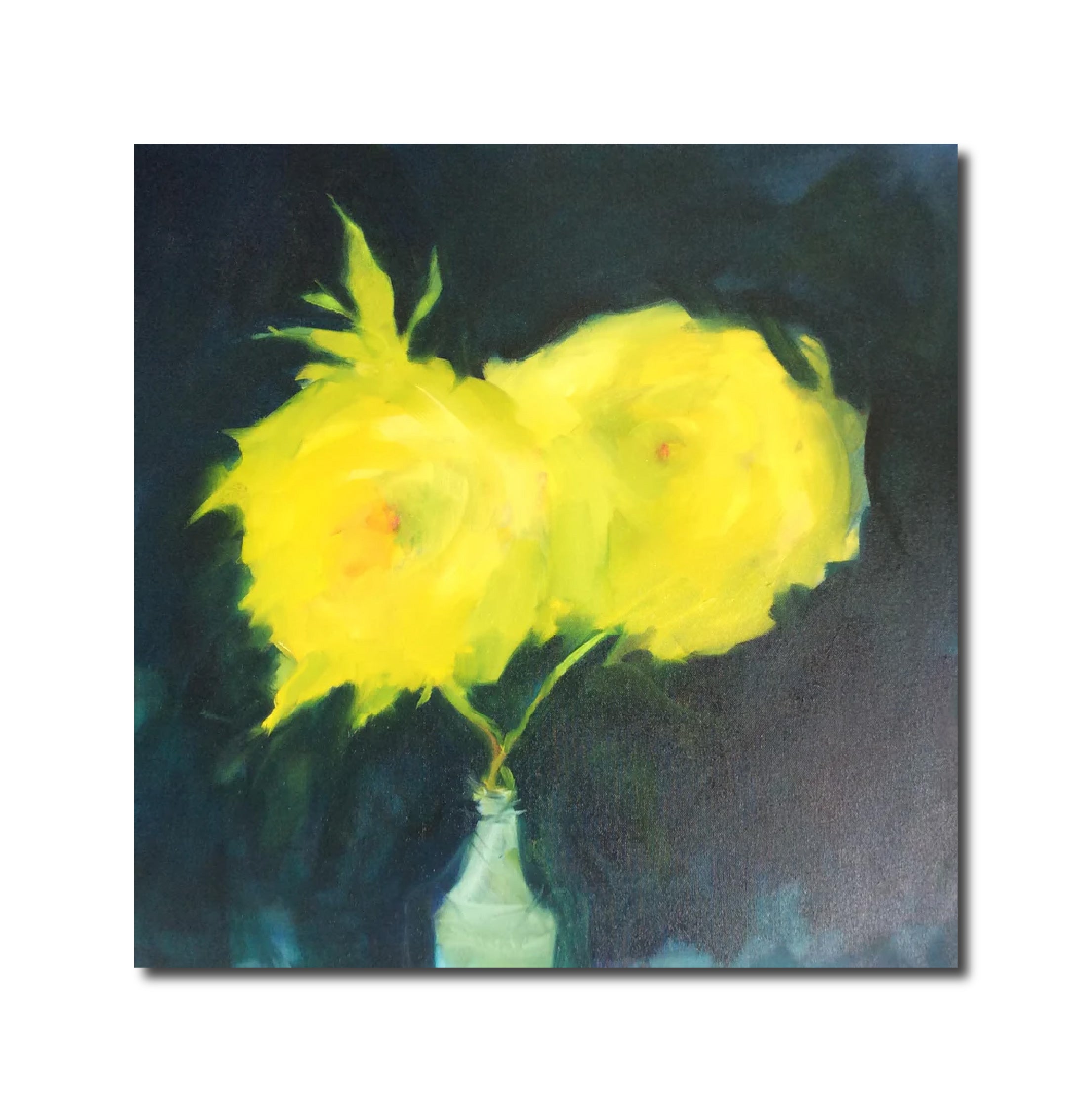 Painting 'PEONY' - Oil on Canvas Lauren Acton