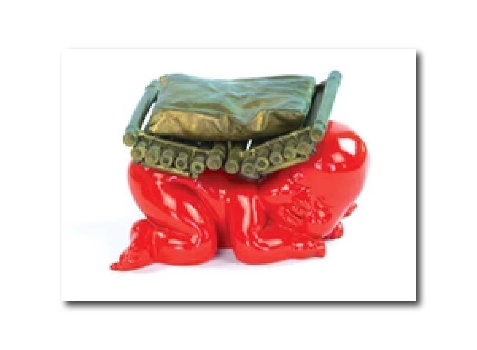 Bronze 'BED PILLOW – BABY BUDDHA' Leah Poller