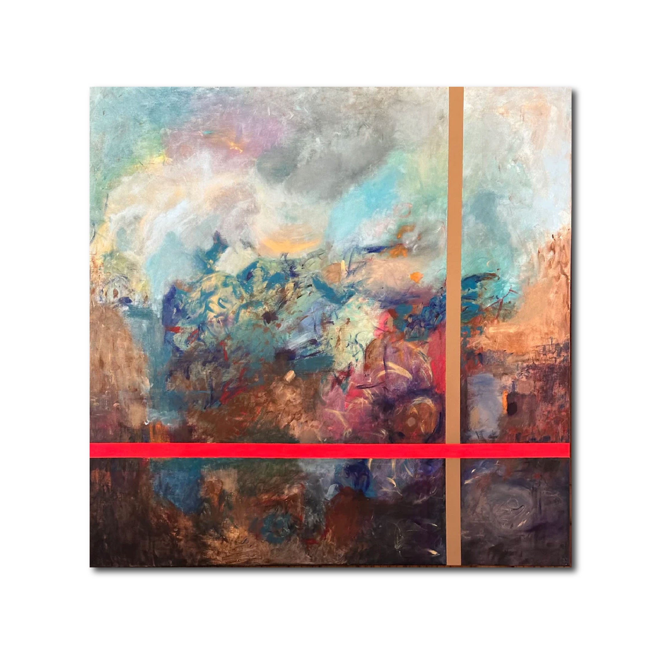 Abstract Acrylic 'IN BETWEEN' - Acrylic on canvas Paola Asensio