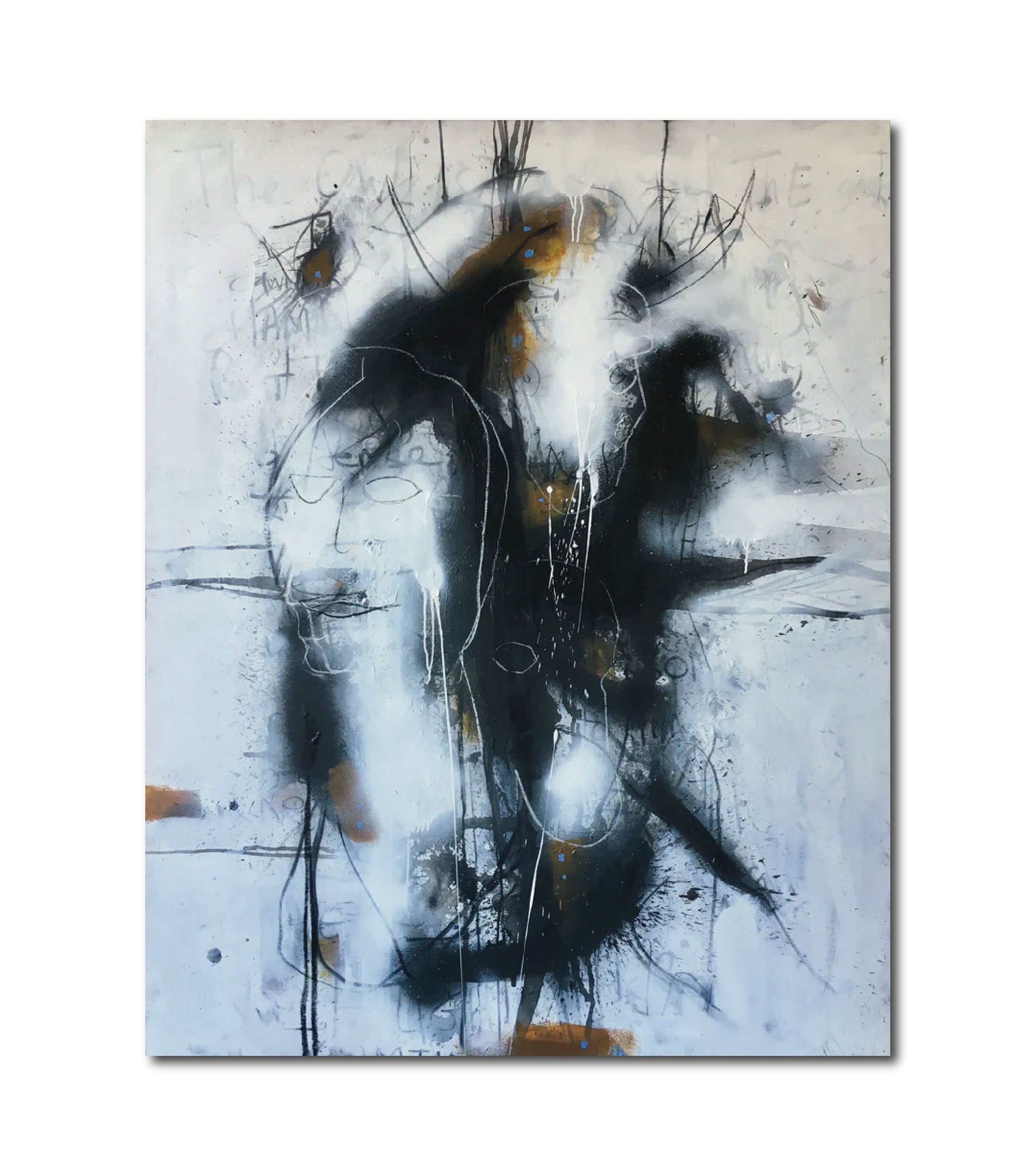 Abstract Painting 'TWO LIVES I' - Acrylic on Canvas Blank Nick Malone