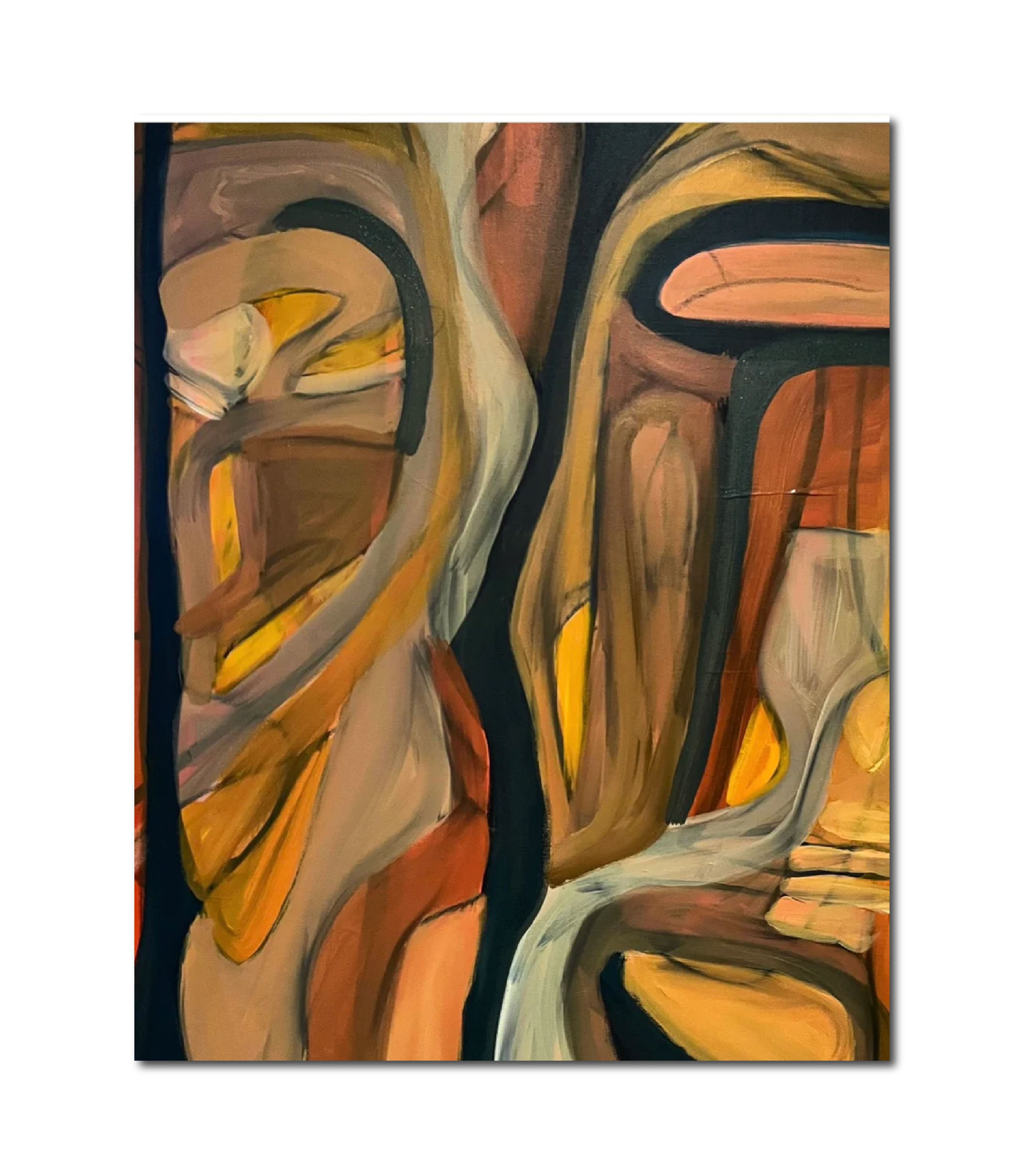 Acrylic 'CROSSROADS' - Acrylic on Canvas John Bacon