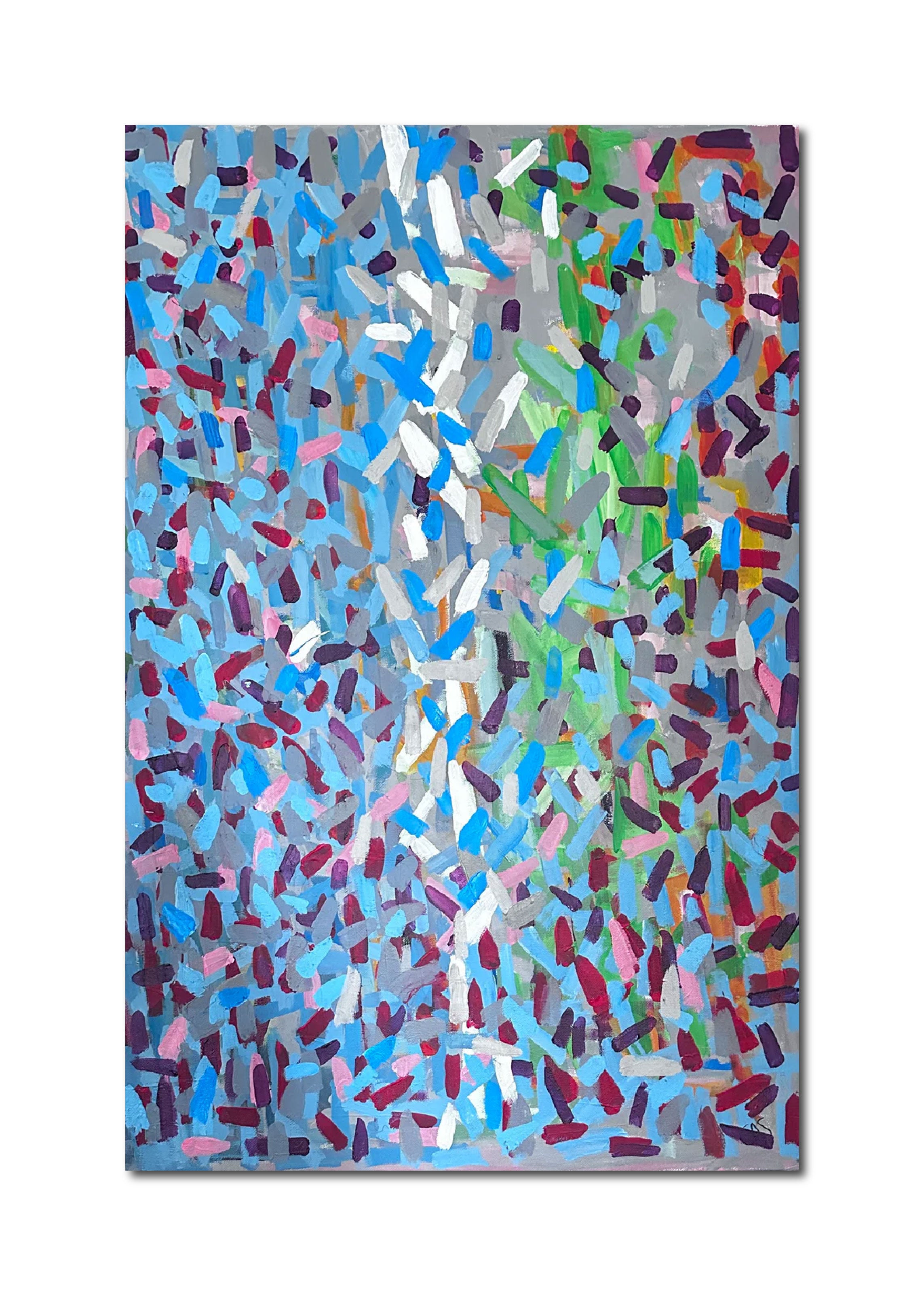 Acrylic 'FRESH START' - Acrylic on canvas (Cradled 1 3/4”) Carol Siskind