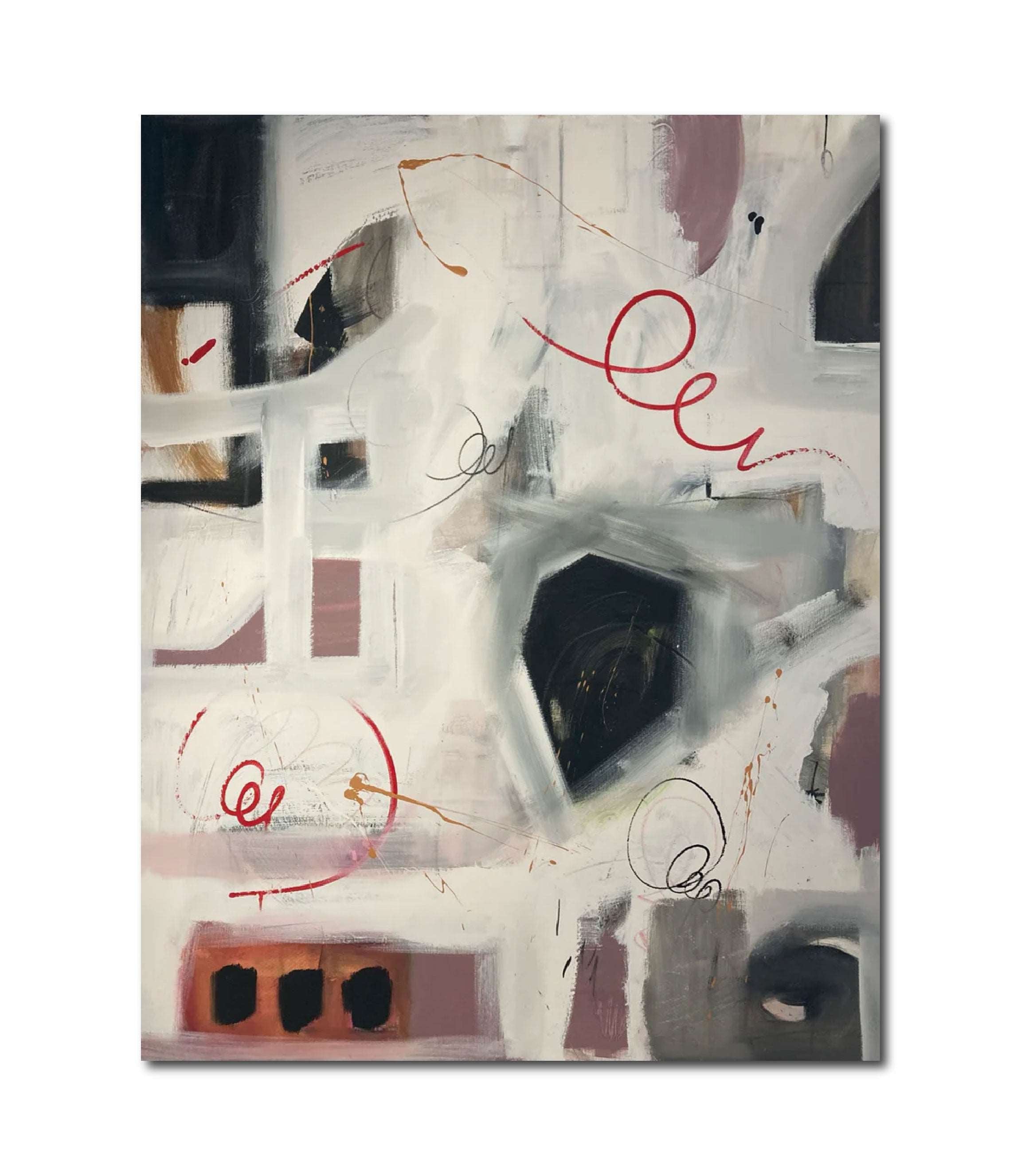 Mixed Media '032' - Mixed media on canvas Lizlov
