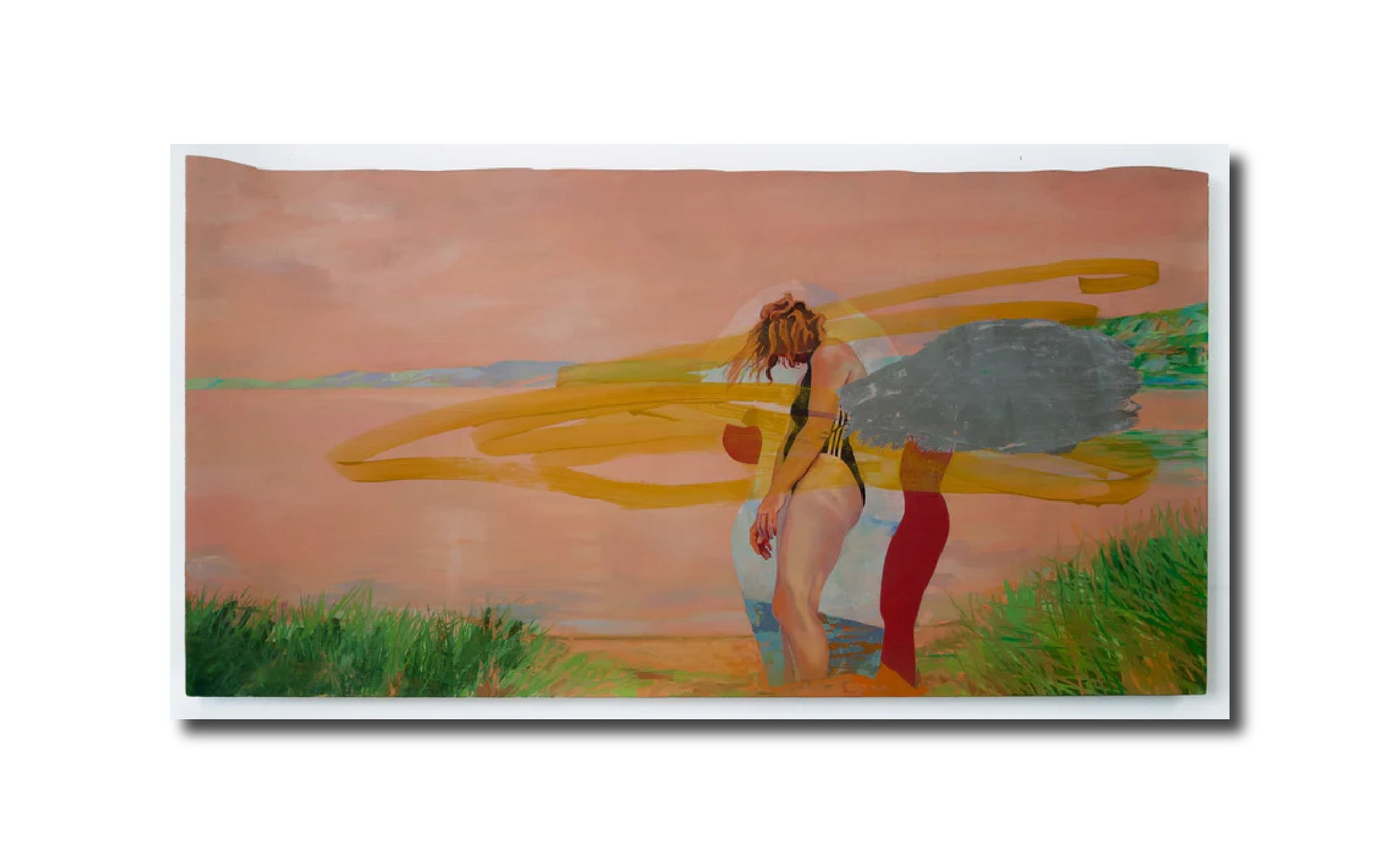 Abstract Painting 'THE MONARCH' - Oil on Board Jessica Kirkpatrick