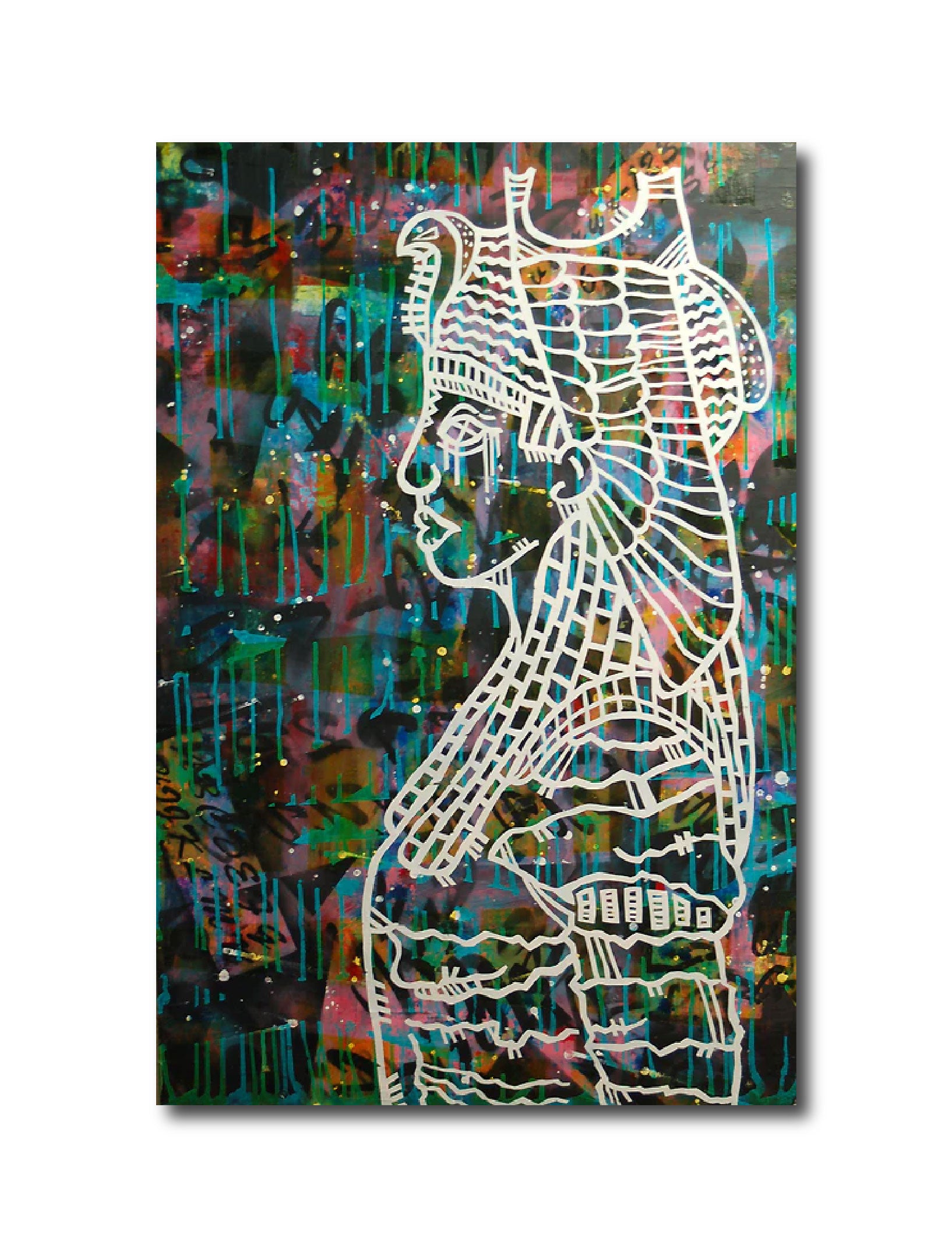 Abstract Painting 'GODDESS' K'myn Honoshee