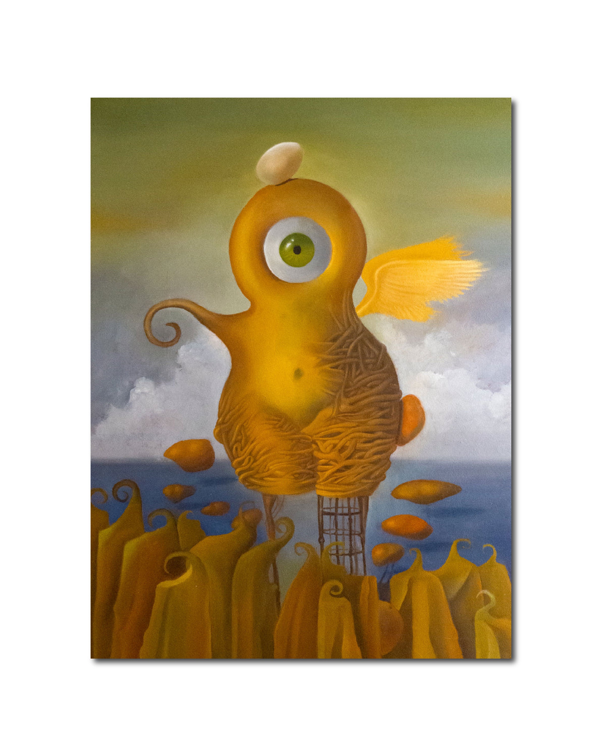 Painting Surrealism 'THE CONSCIENCE' Ruben Cukier