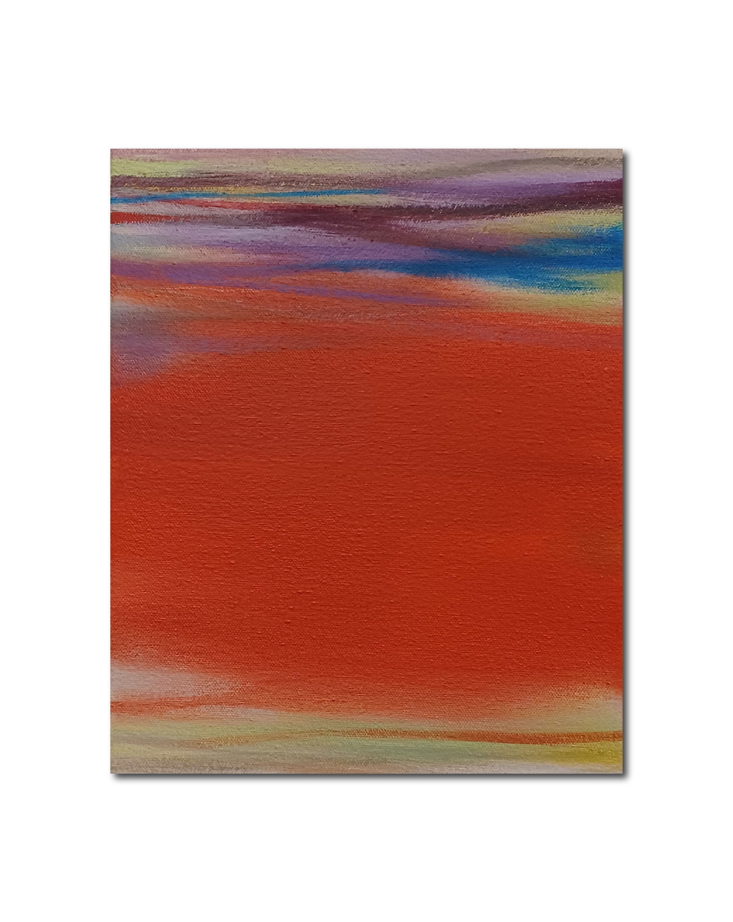 Abstract Oil 'WAVES' oil on canvas Robert Melzmuf