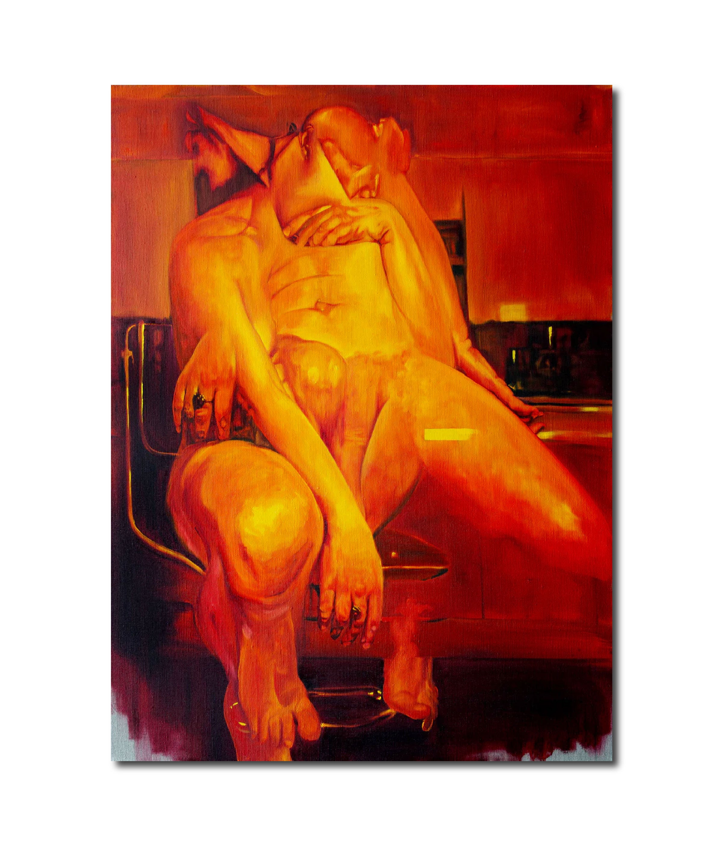 Figurative 'CHAIR NO. 5' - Oil on Linen Gregory Malphurs