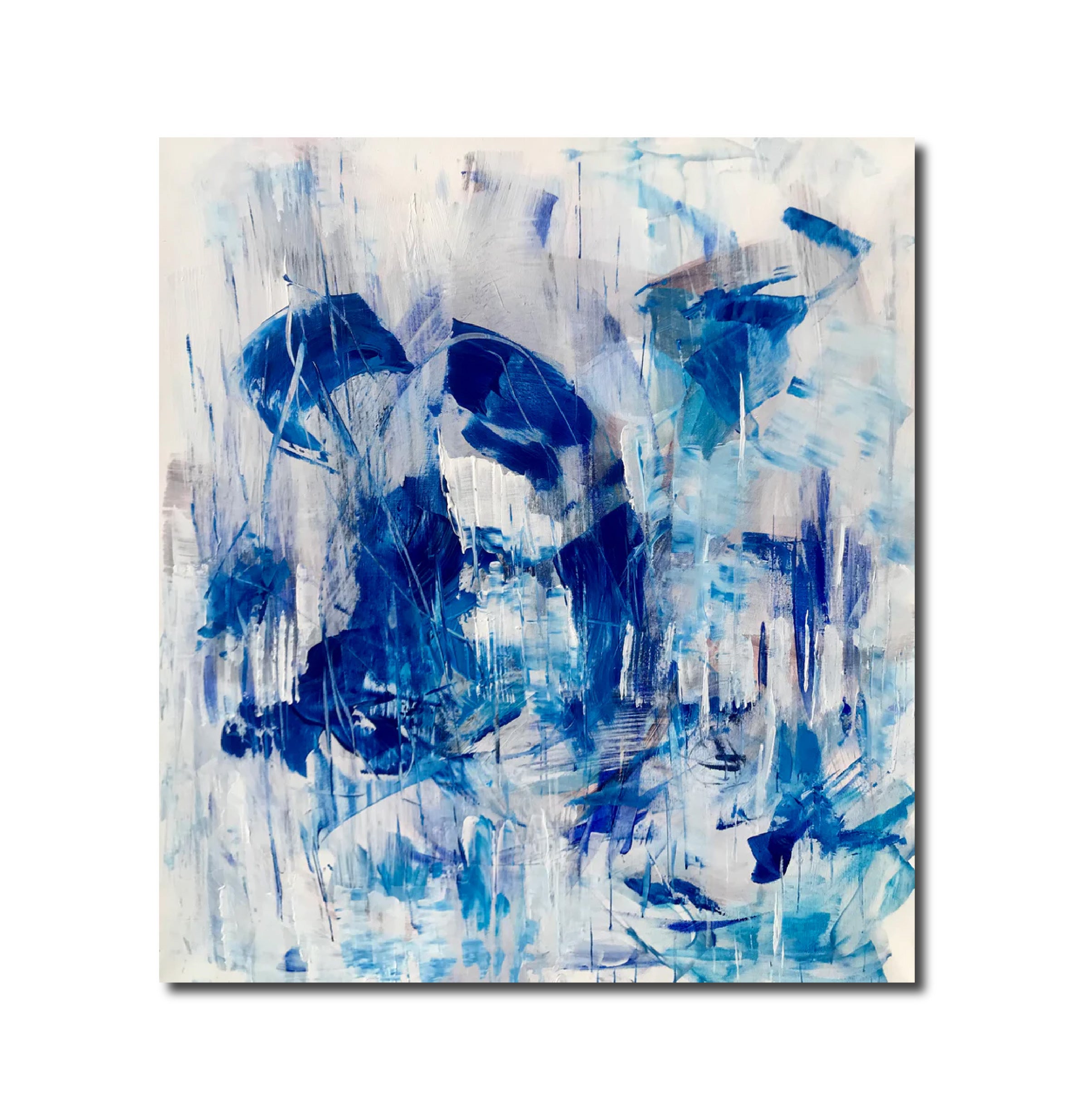 Abstract Painting 'MY INNER TEMPLE' - Acrylics, Pigments on Canvas Michelle Hold