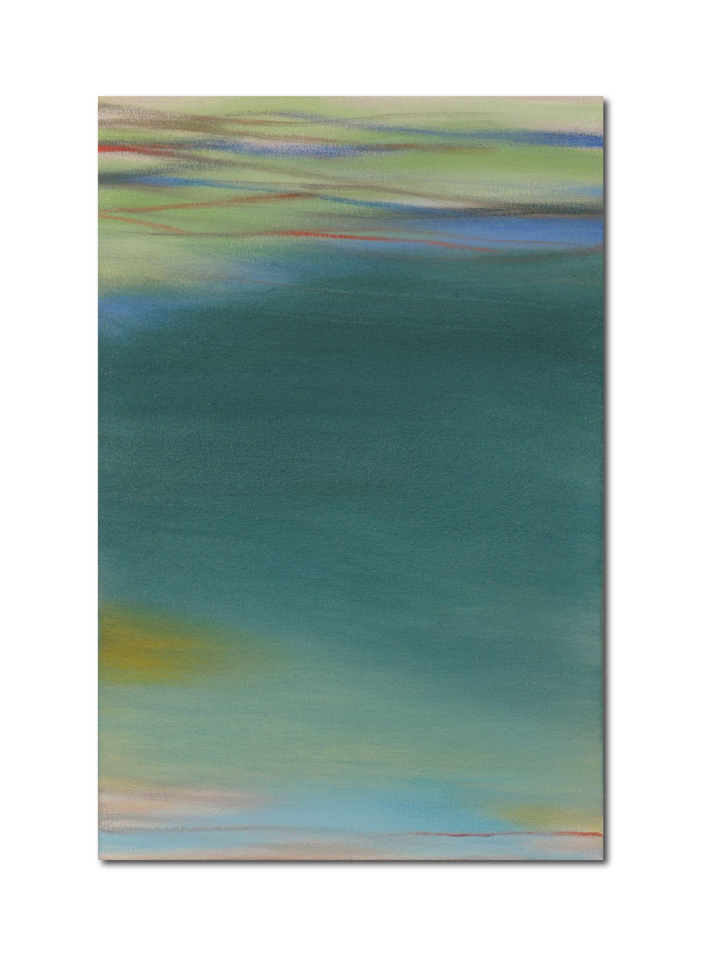 Abstract Oil 'WAVES' Oil on Canvas Robert Melzmuf