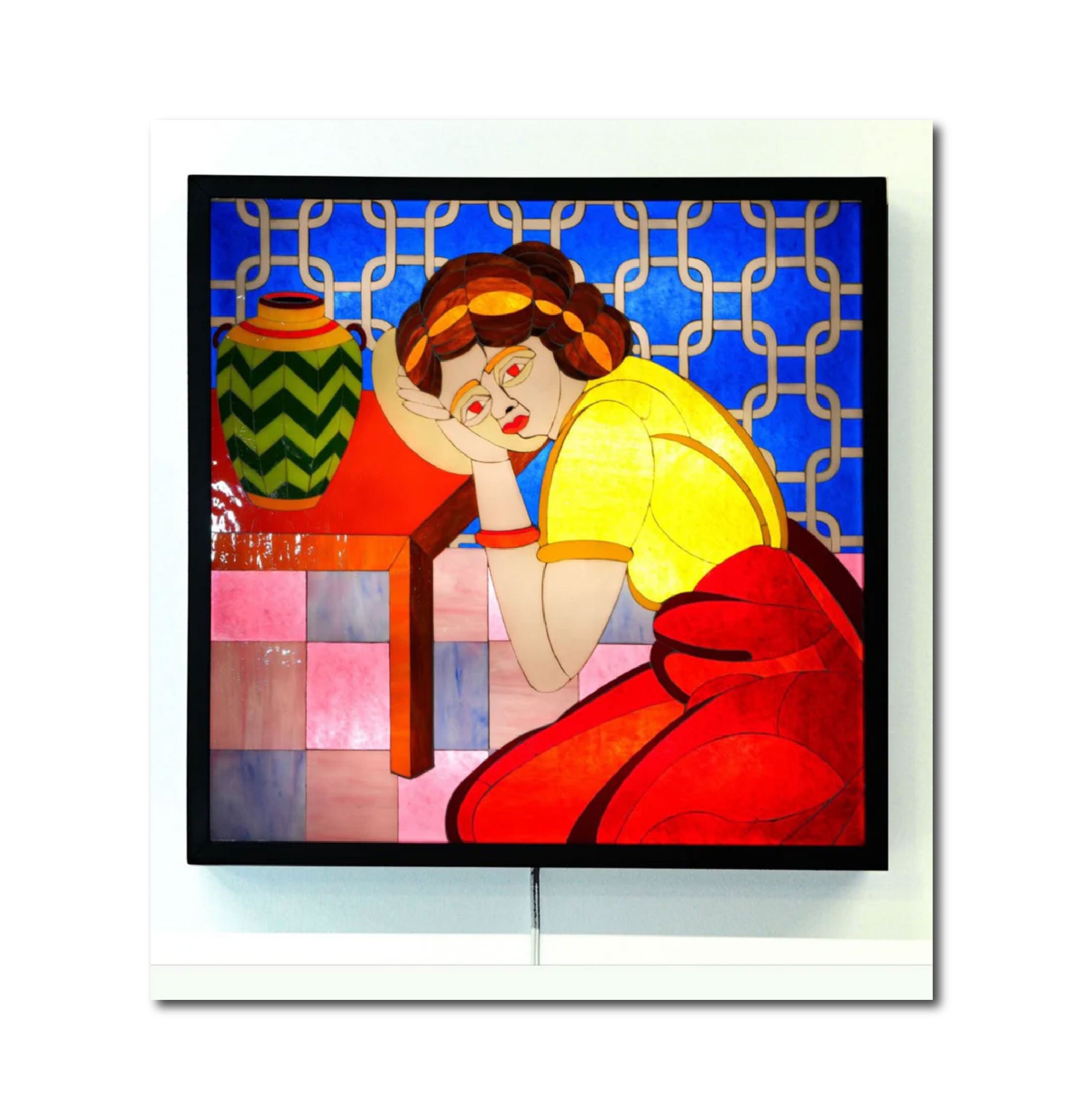 Mosaic 'WORK ETHIC' - Glass Mosaic Piper Lewine