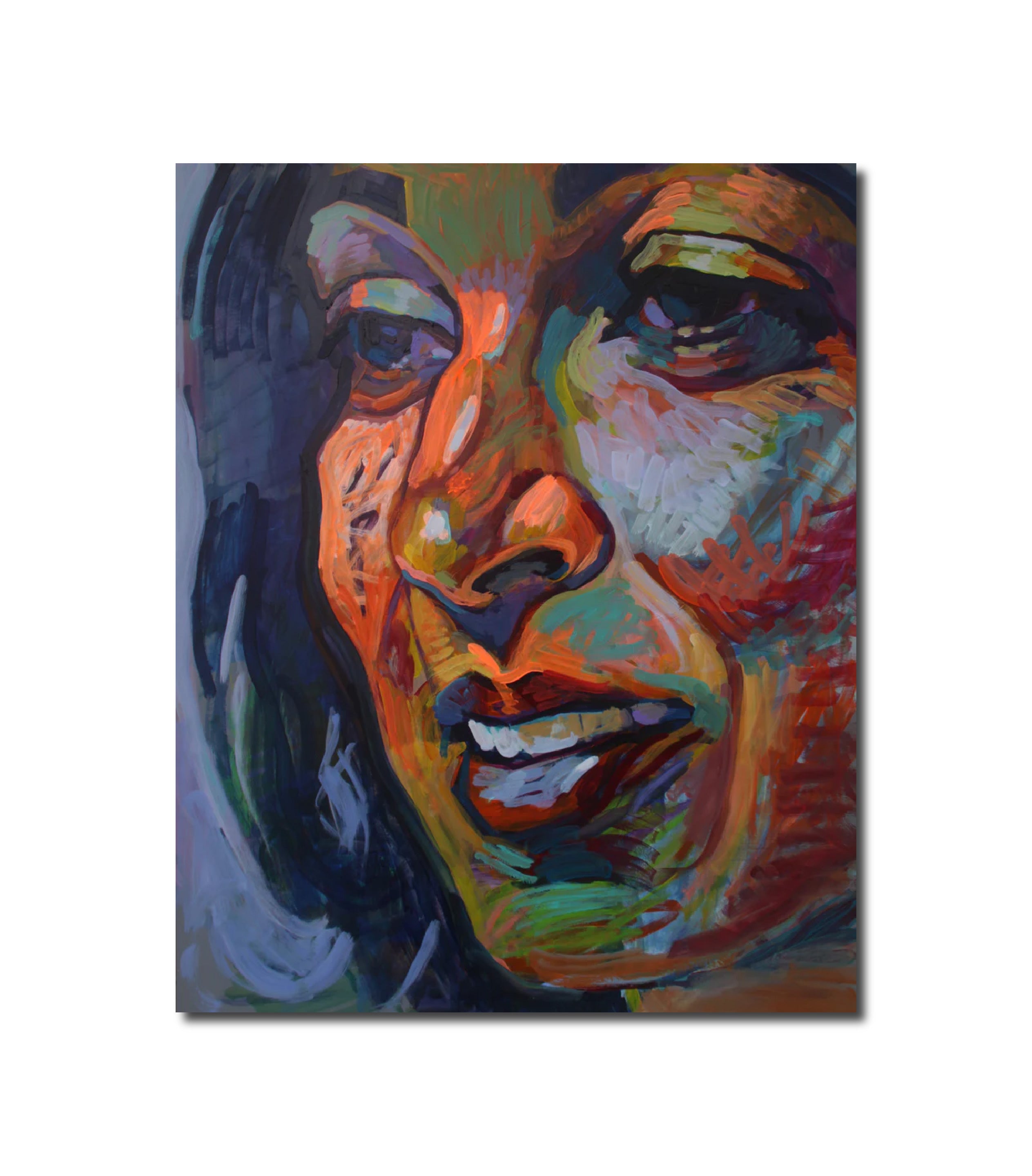 Acrylic 'YOUNG ACTRESS' - Acrylic Piotr Antonow