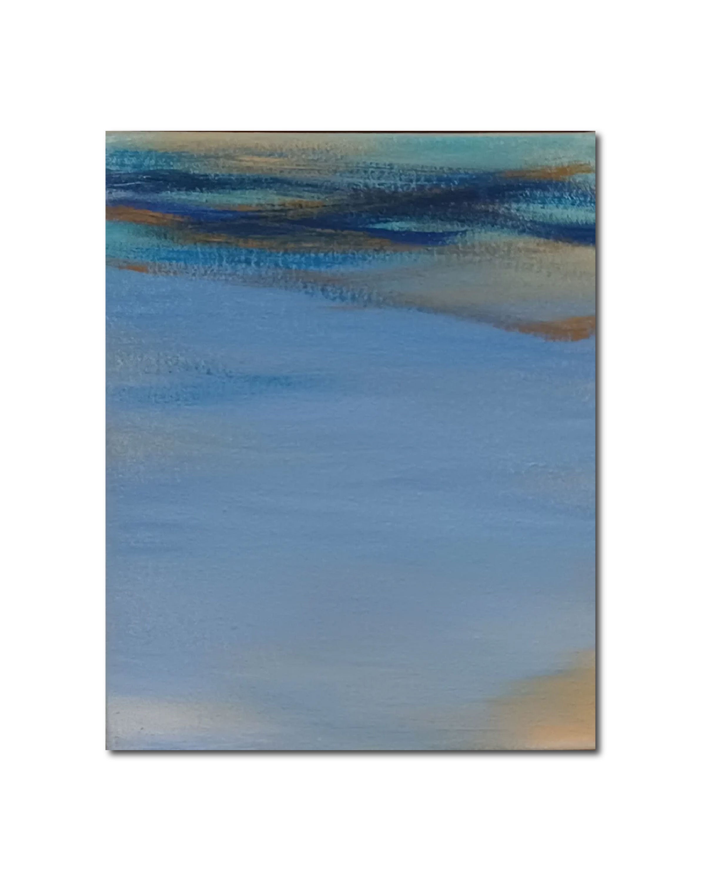 Abstract Oil 'WAVES' oil on canvas Robert Melzmuf