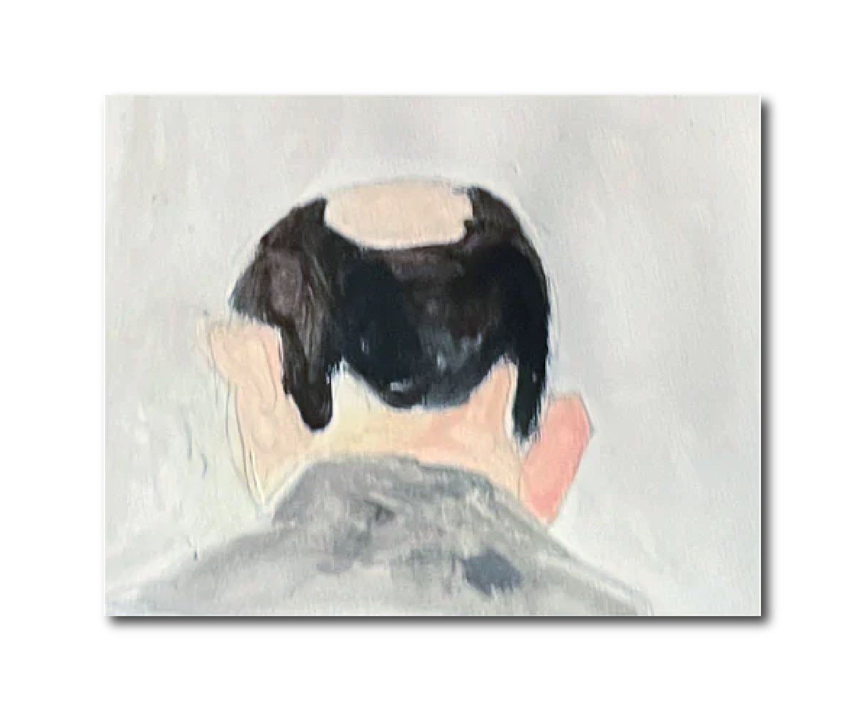 Acrylic Painting wood 'UNTITLED' - Acrylic on Wood Panel Irfan Ajvazi