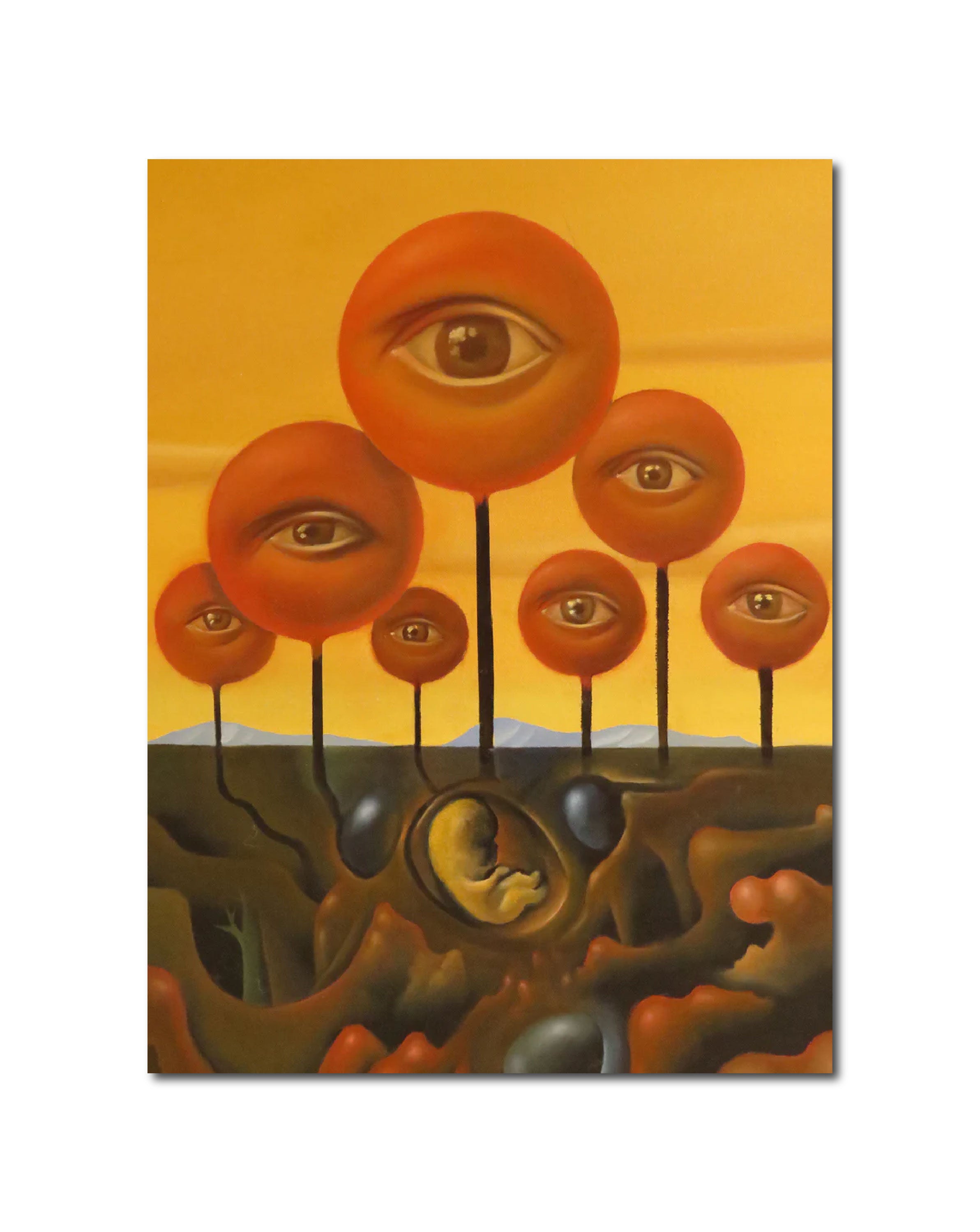 Painting Surrealism 'MASS MEDIA DISINFORMATION' Ruben Cukier
