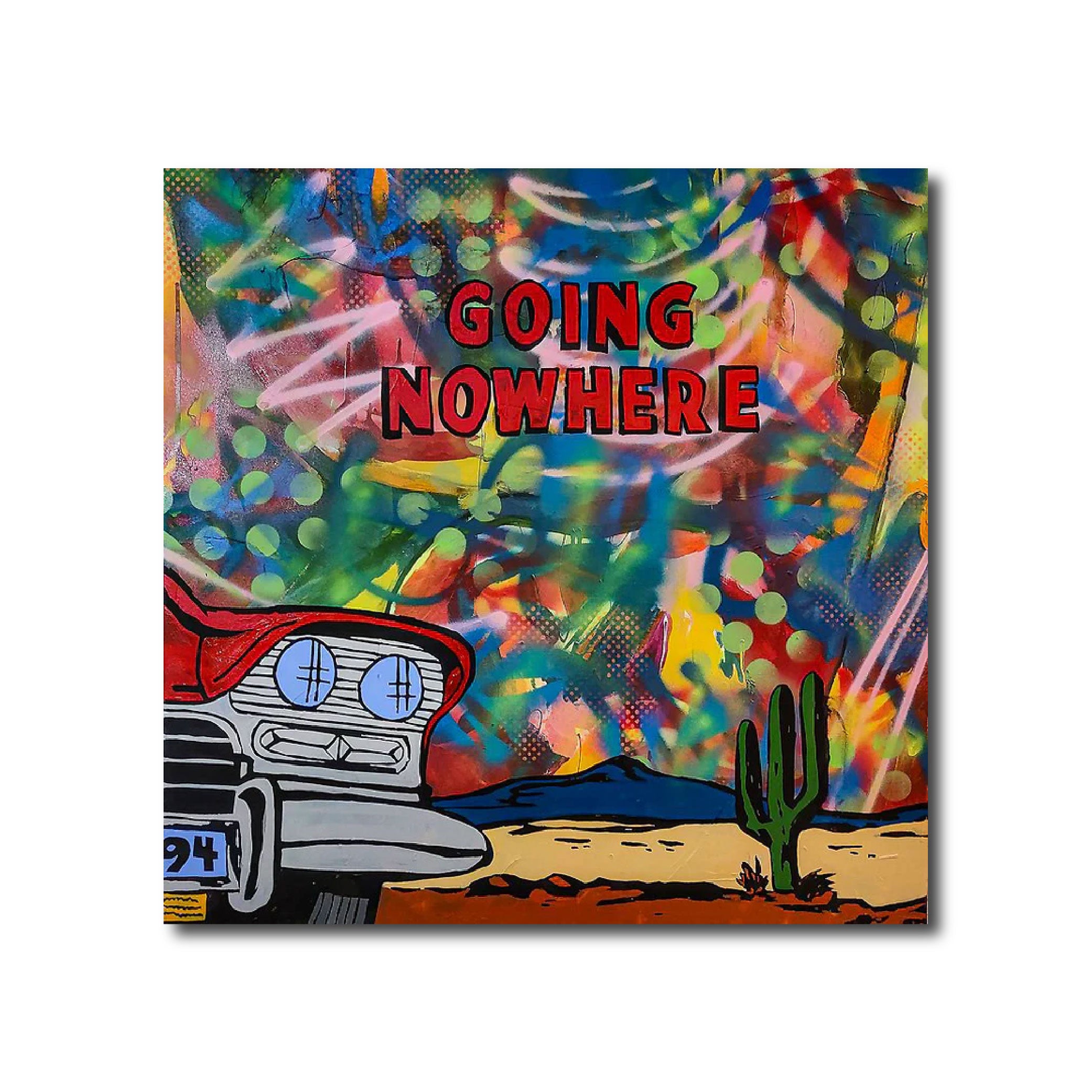 Abstract Painting 'GOING NOWHERE' K'myn Honoshee