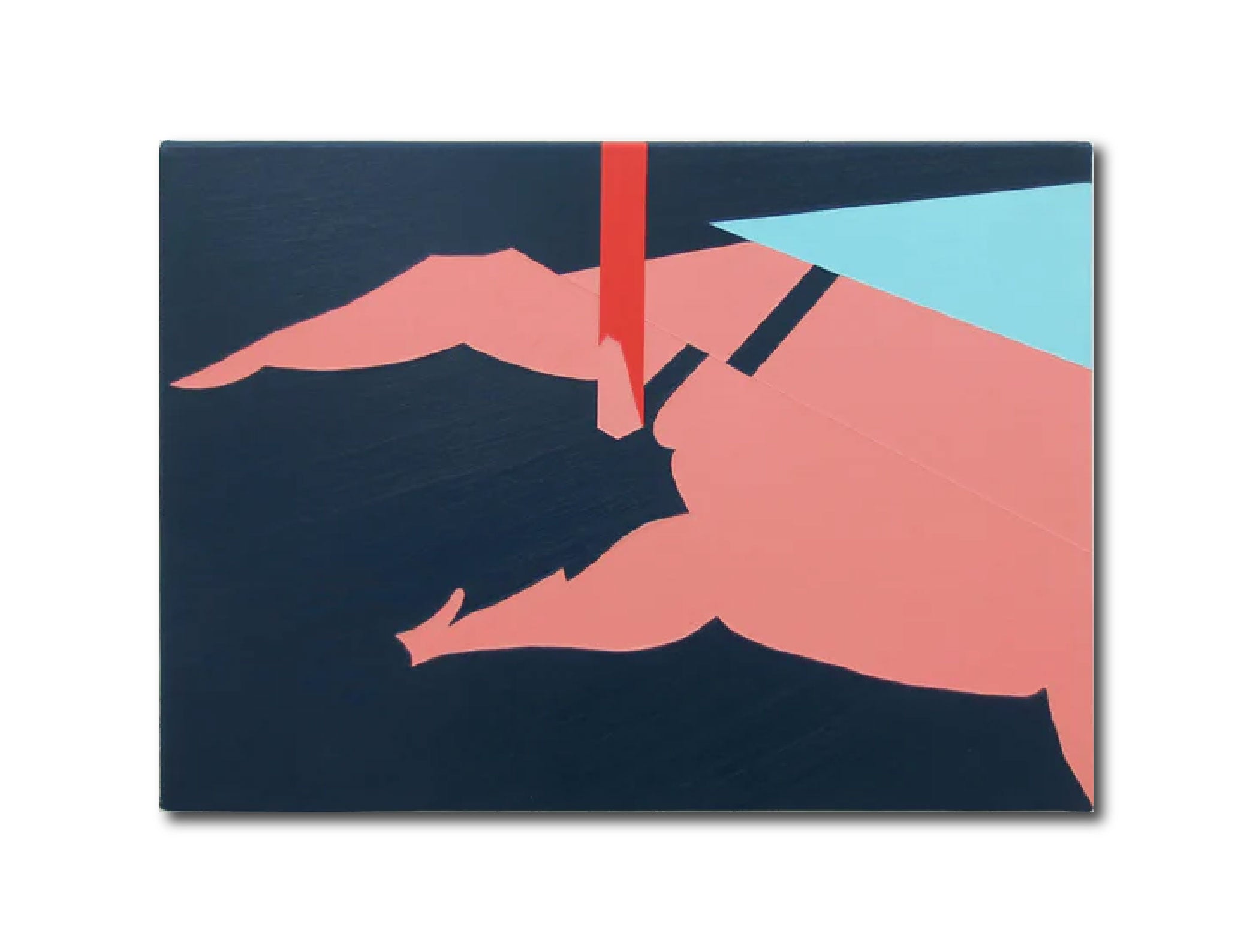Abstract Acrylic Painting Steps 'KEY WEST' - Acrylic on Canvas Katherine Lubar