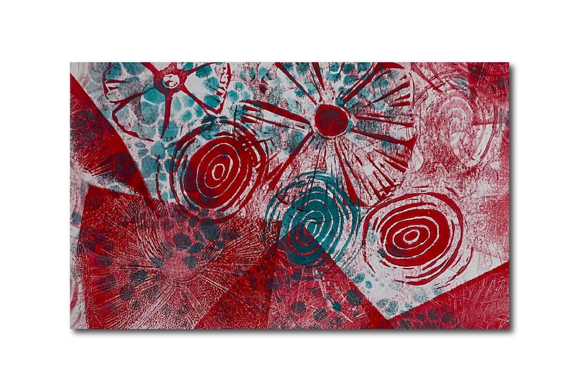 Visionary 'COLLIDING' - Print Linda Gelbard